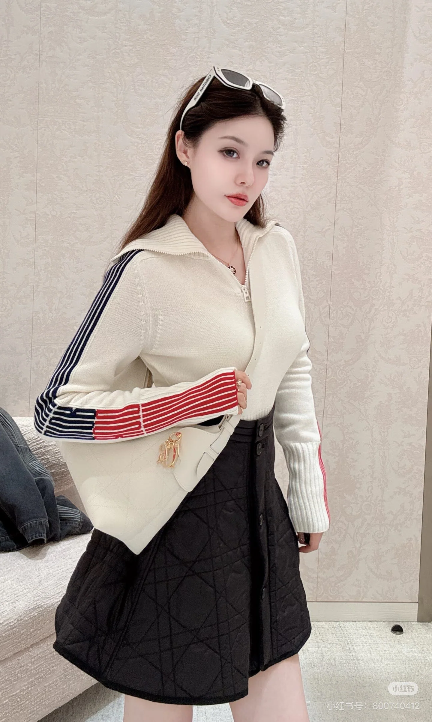 CD 25fw cashmere cardigan