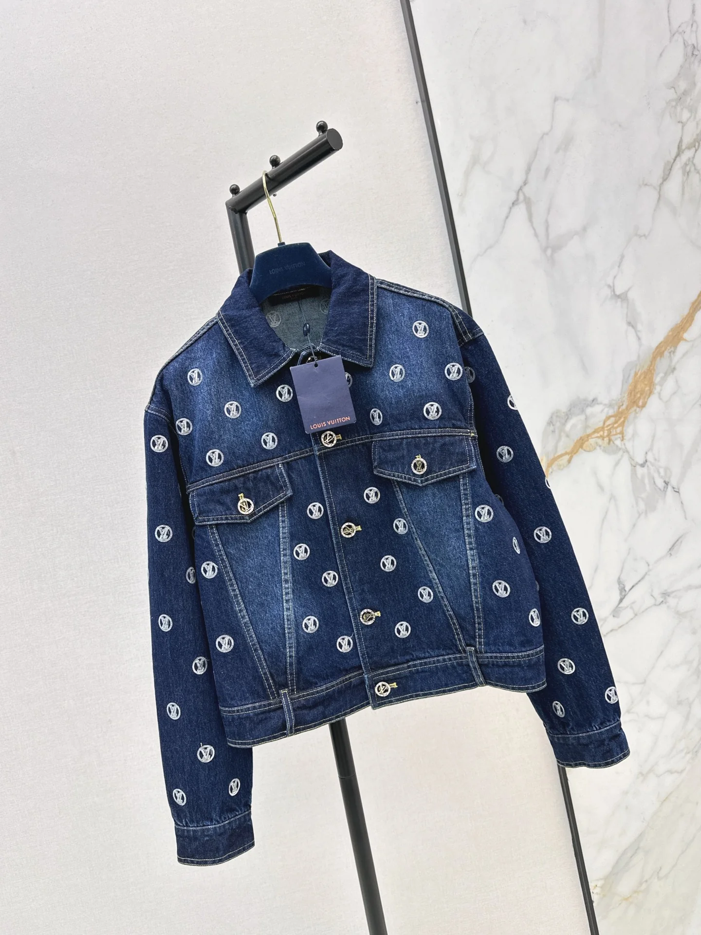 Louis 25fw embroidery denim jacket