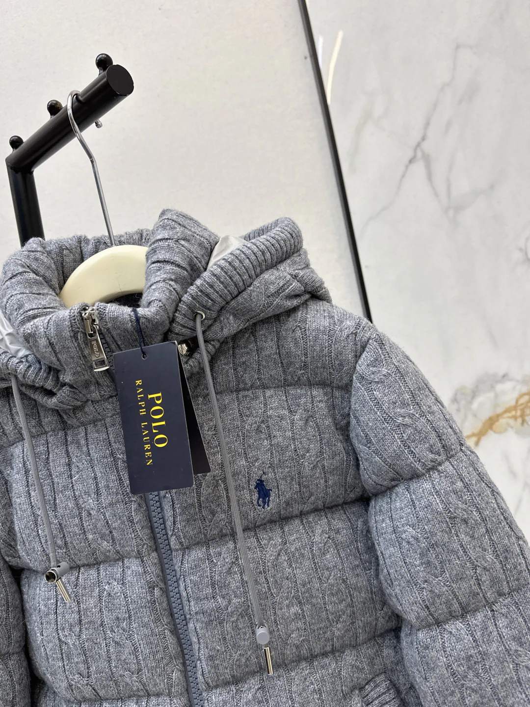 Ralp 25fw knit down jacket