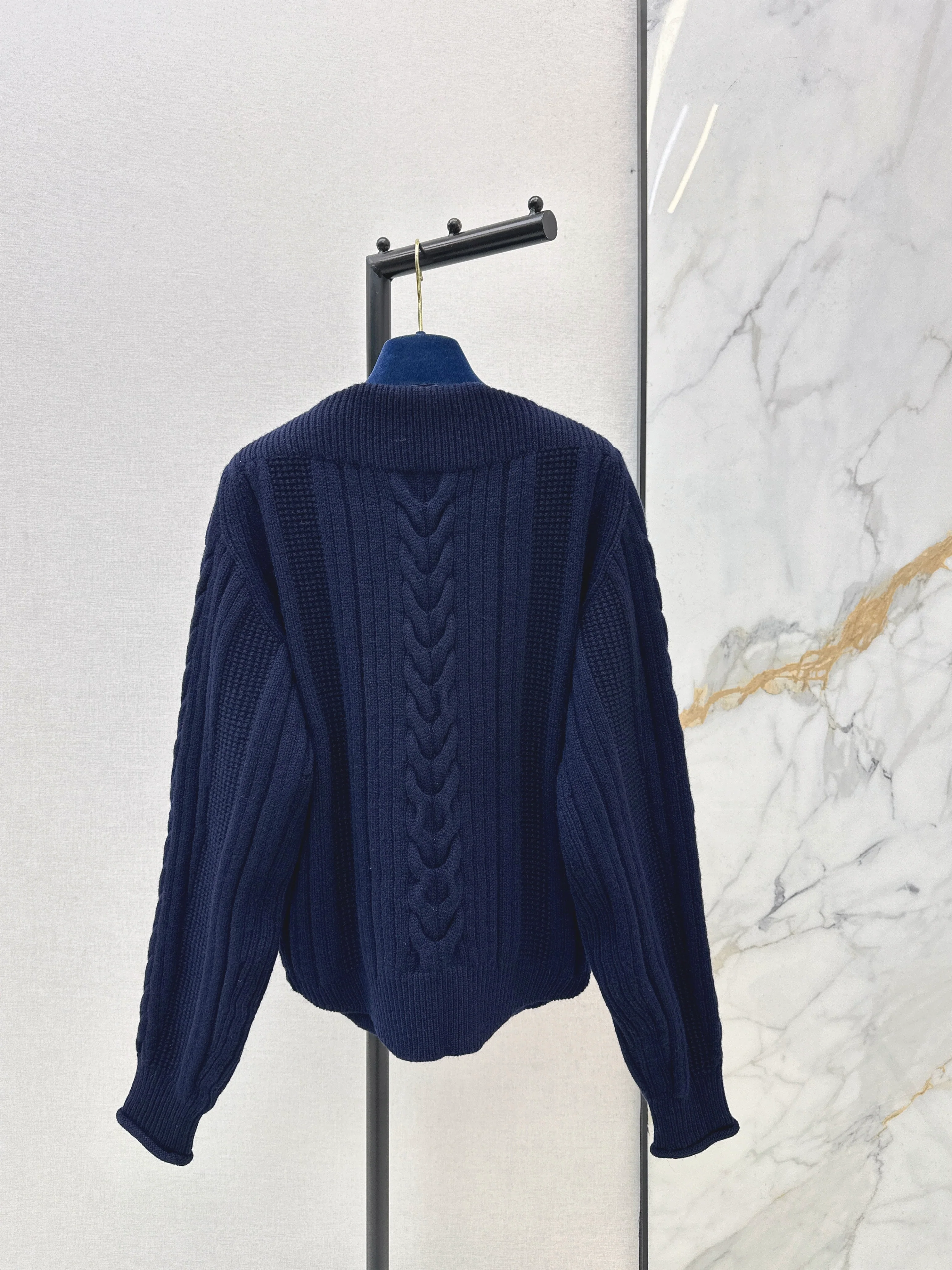 Louis 26ss wool knitted jacket