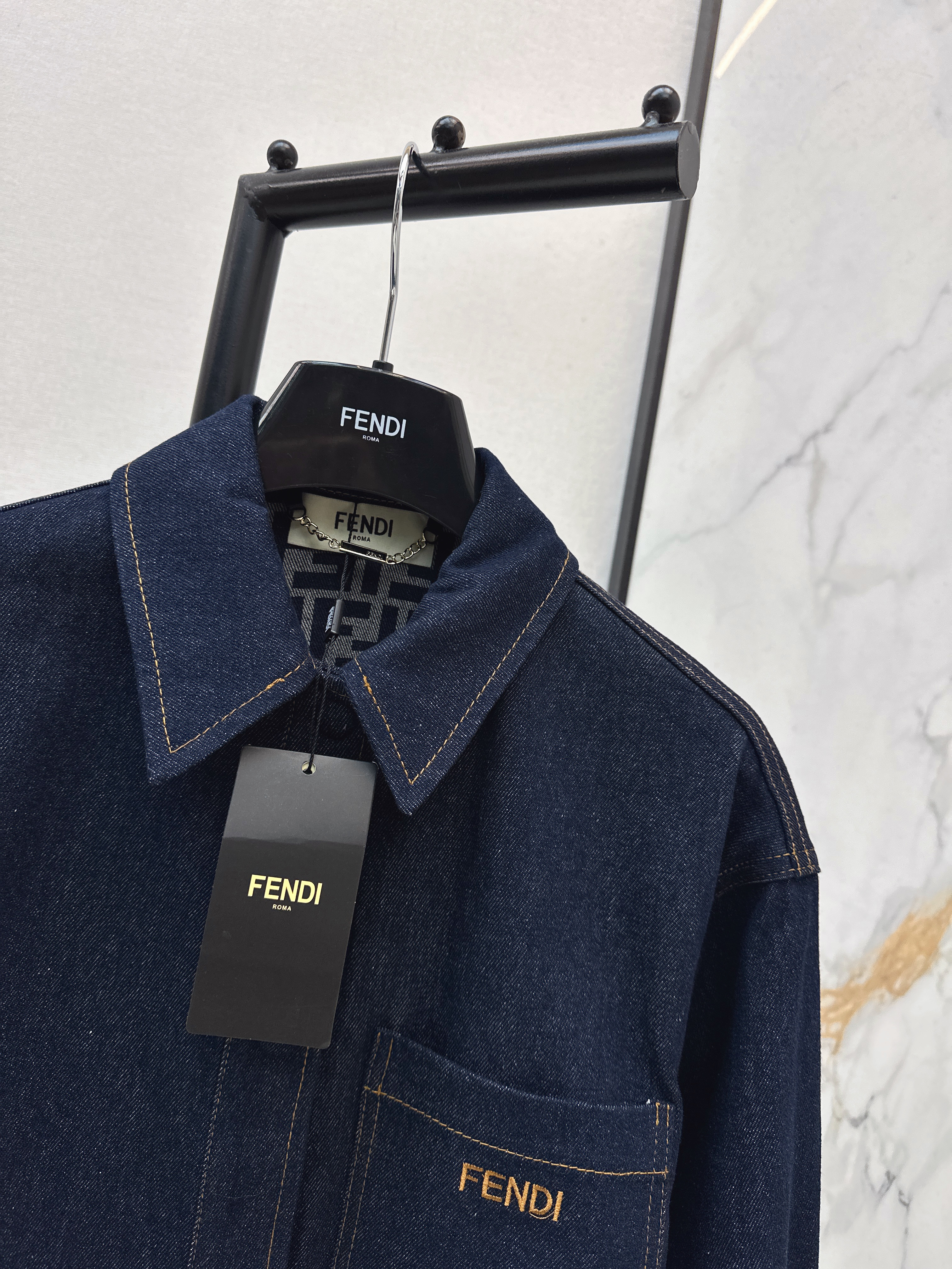 Fen 26ss denim jacket