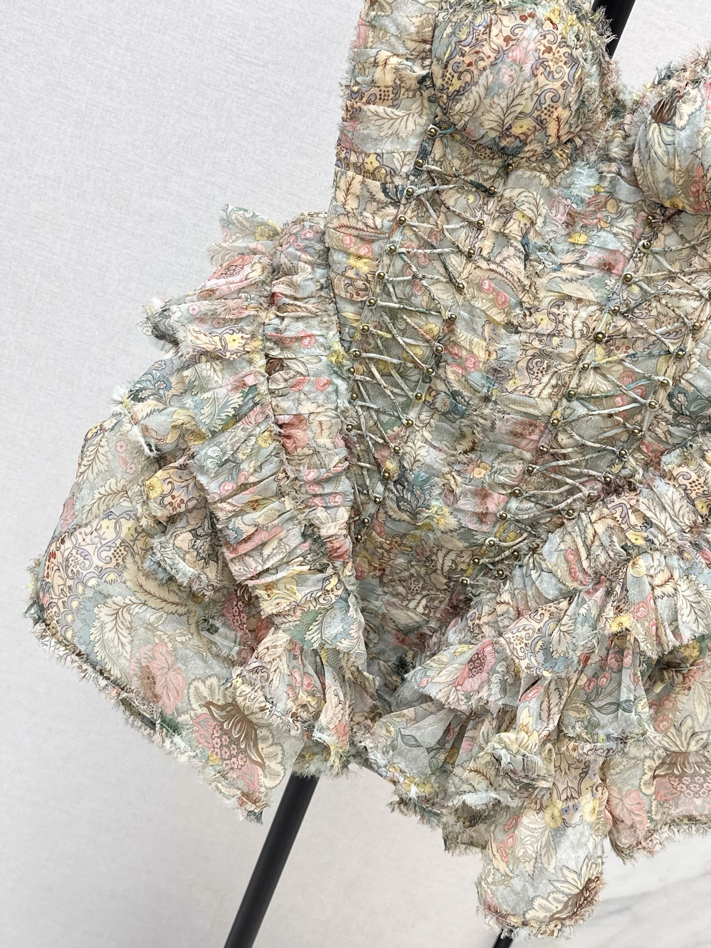 Zimm 26ss  print tube top dress