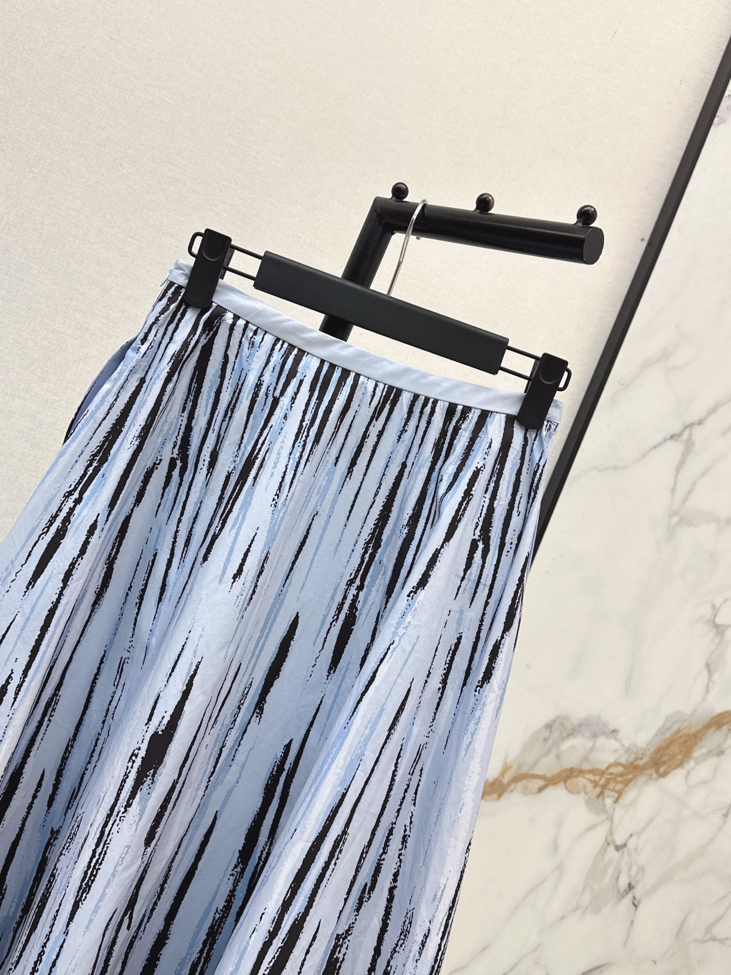 CD 26ss bow print pleated skirt