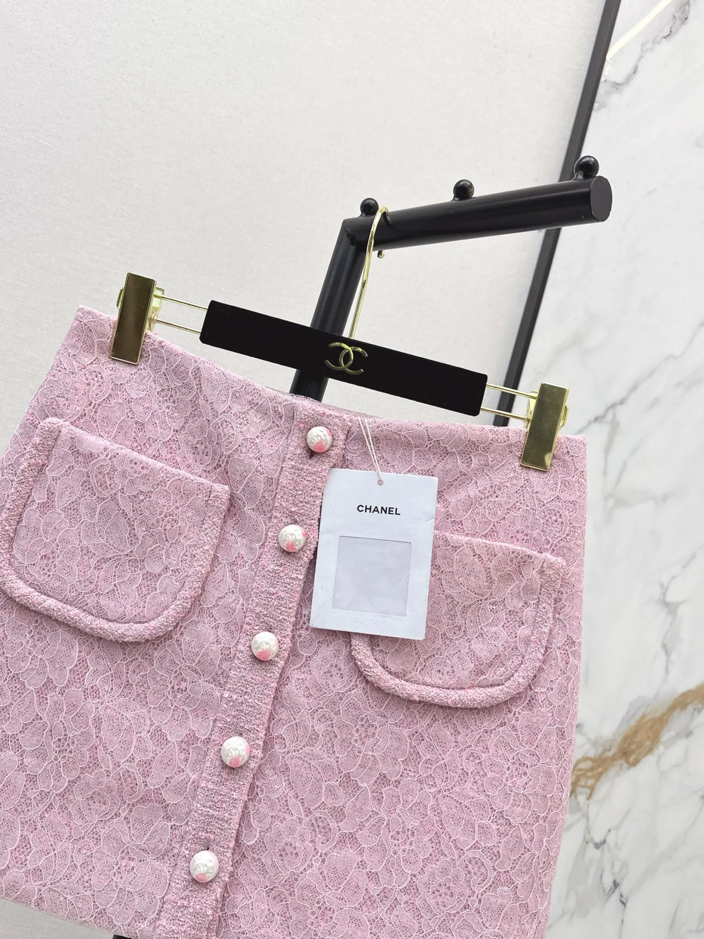 Chan 25fw lace skirt