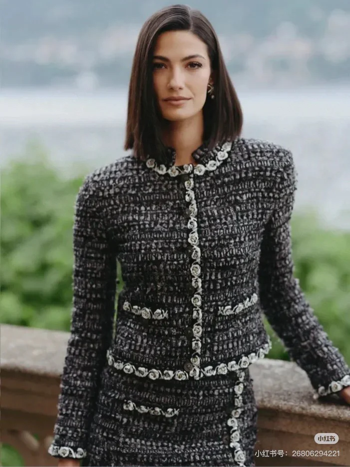 Chan 25fw tweed jacket