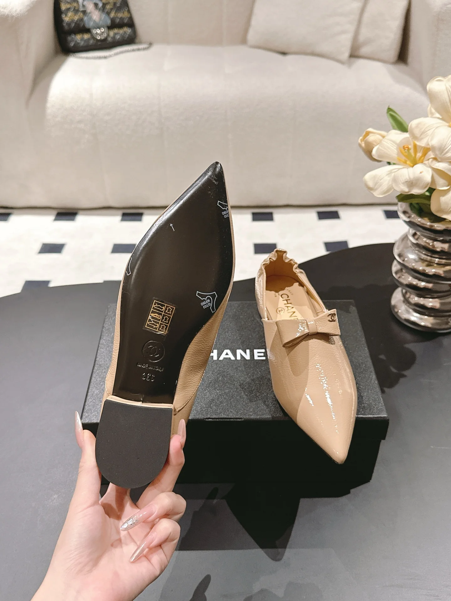 Chan 25fw mary jane flats