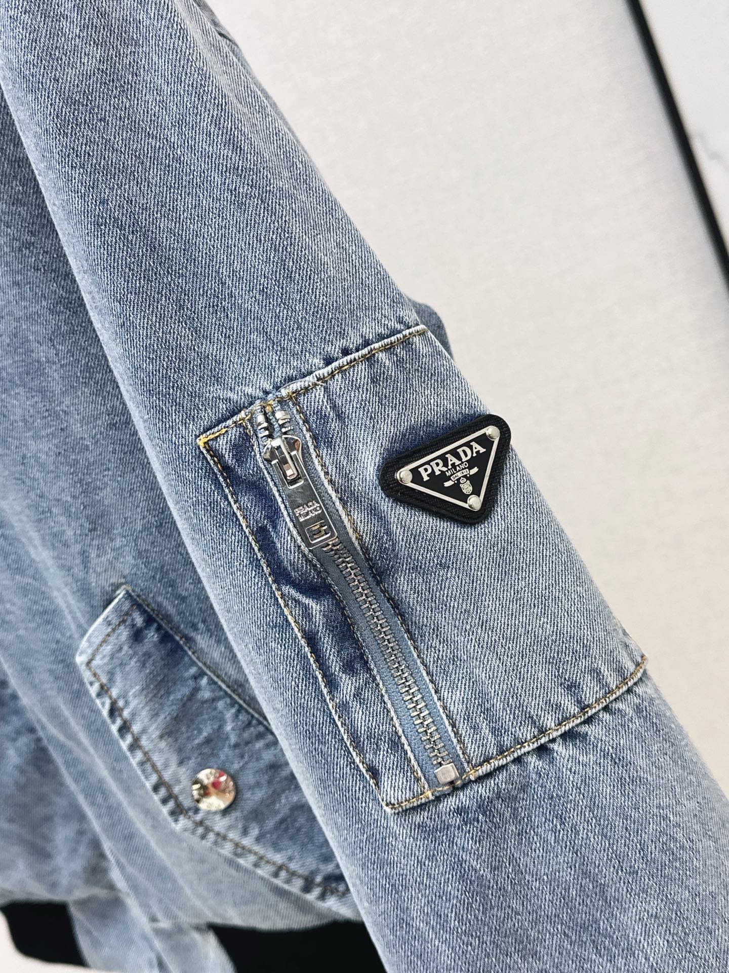 Prad 26ss denum padded jacket