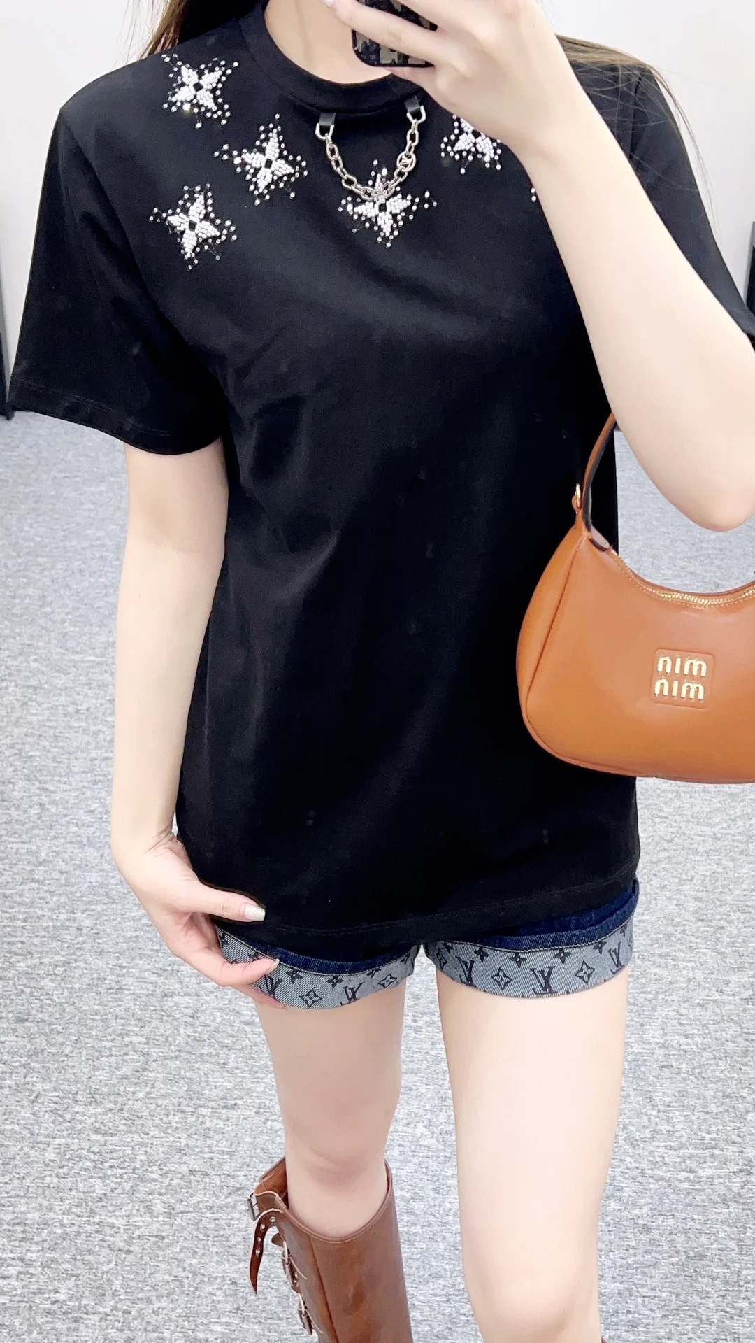 Louis 26ss beading t-shirts