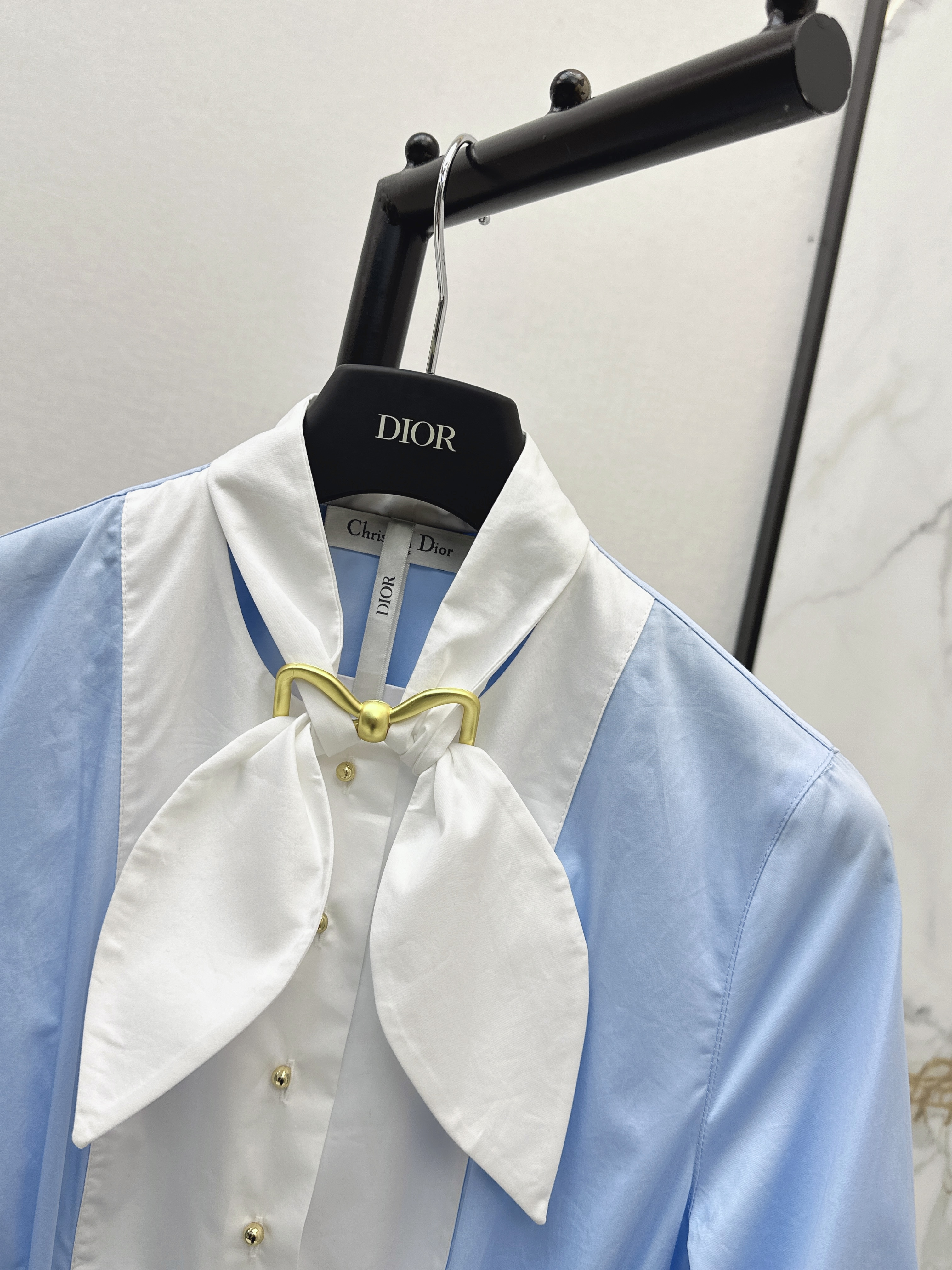 CD 26ss bow-tie shirt dress