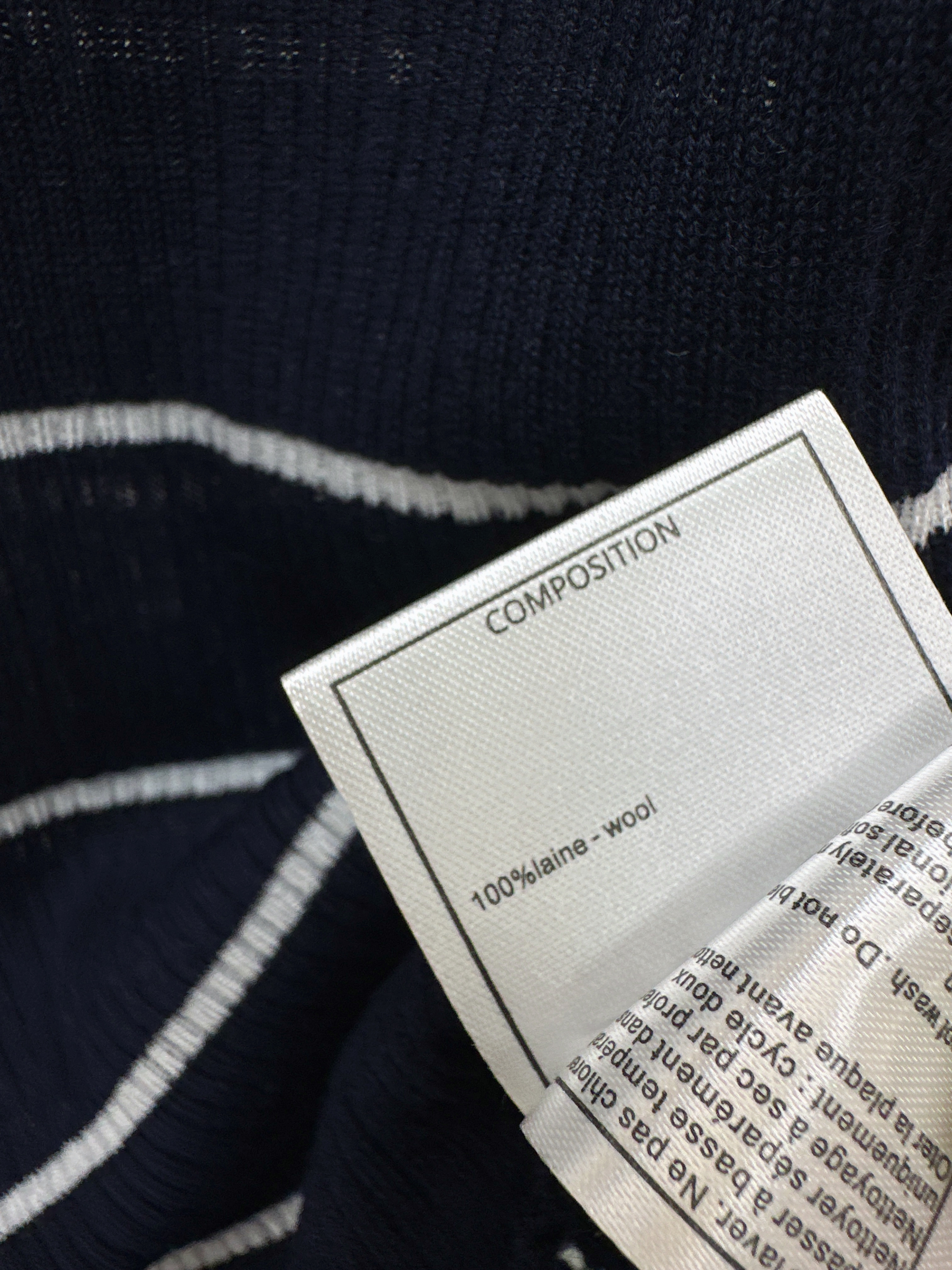 Chan 26ss stripe knitwear