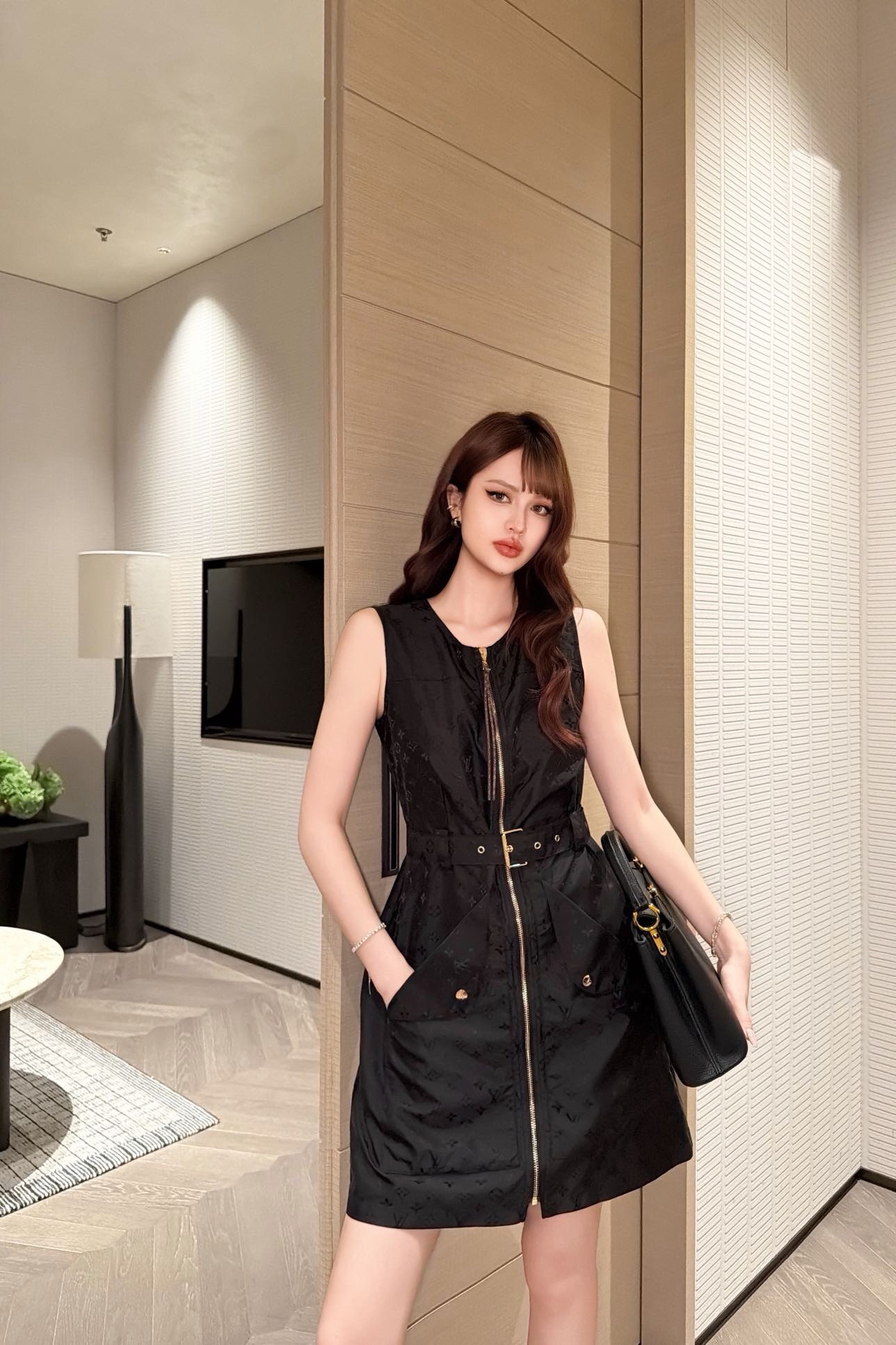 Loui 26ss zipper dress