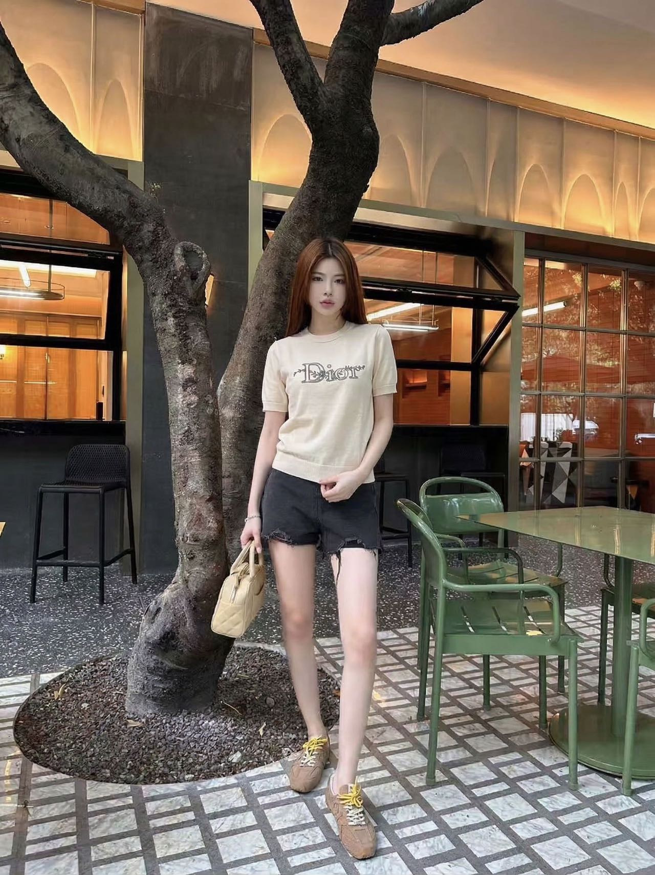 CD 26ss embroidery t-shirt