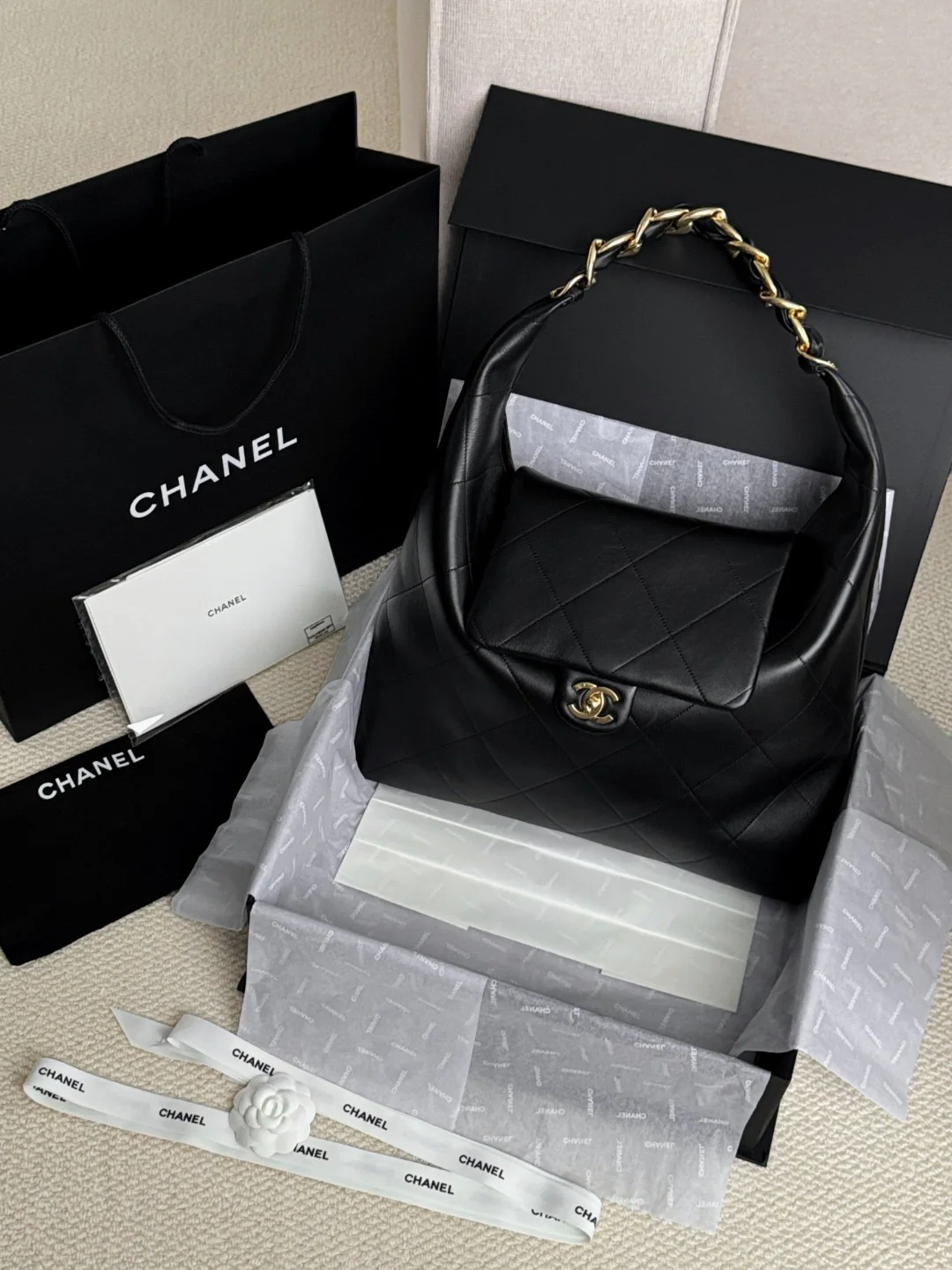 Chan 26C maxi hobo bag