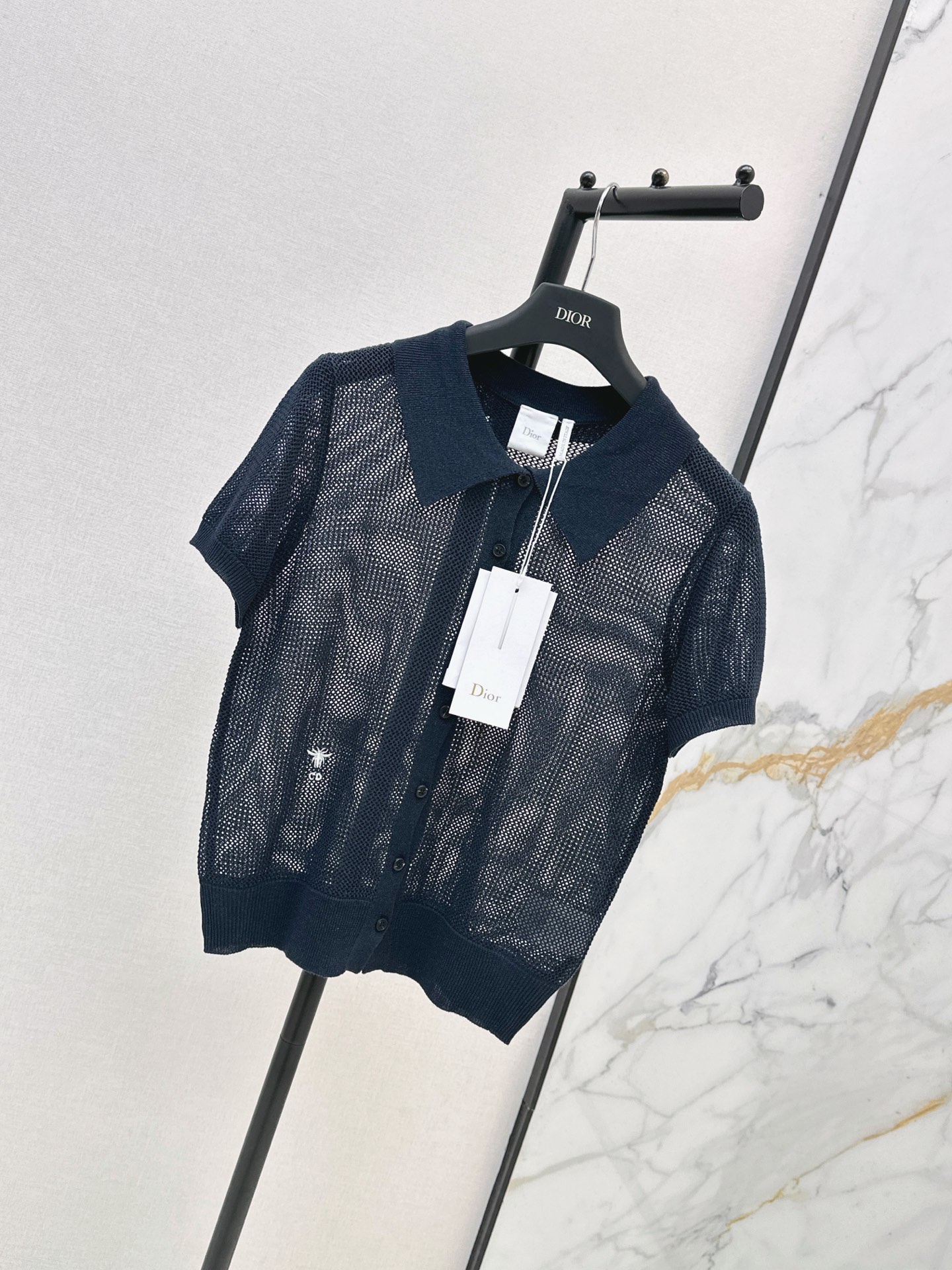 CD 26ss hollow knit polo