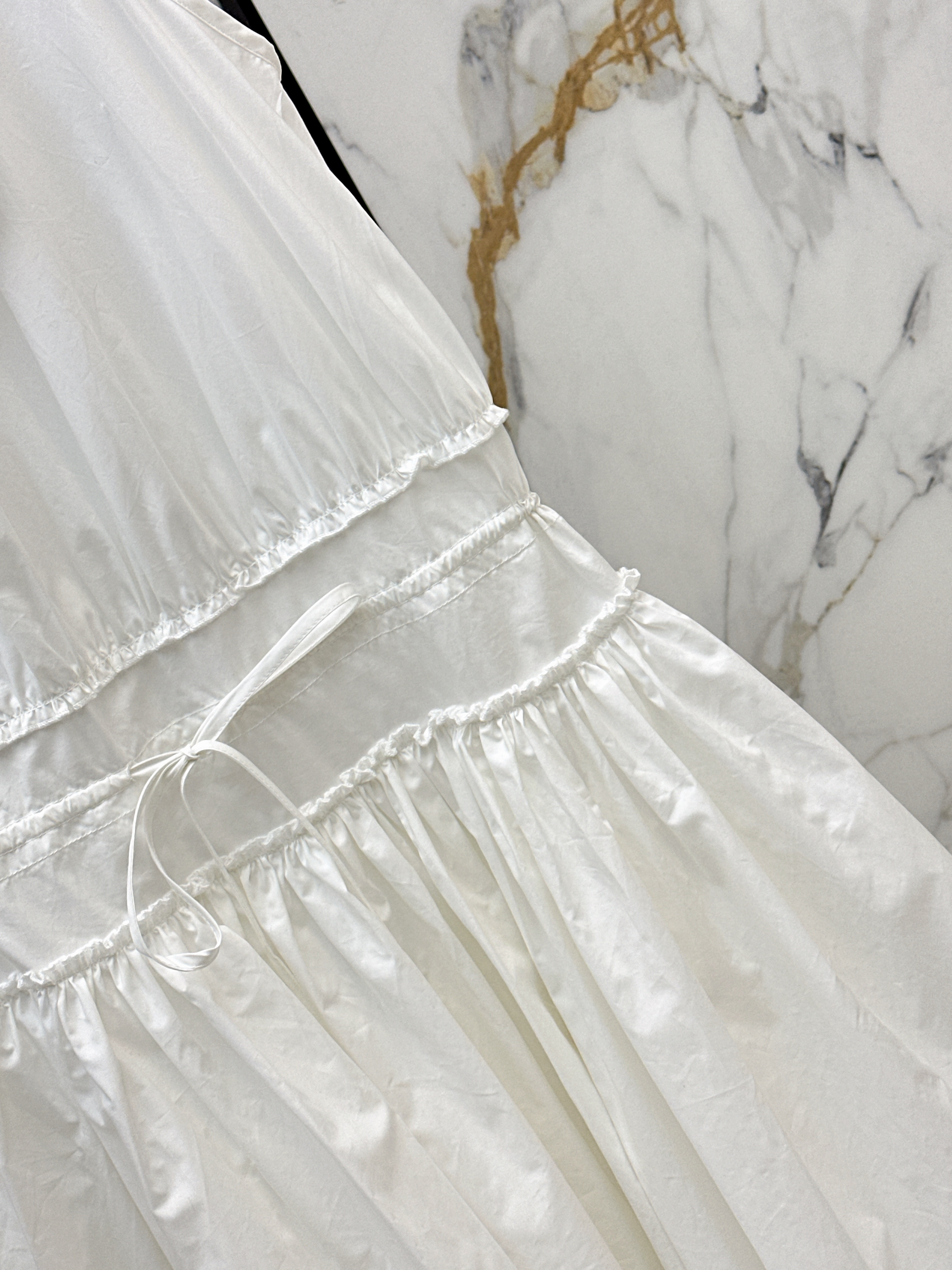 Loe 26ss drawstring dress