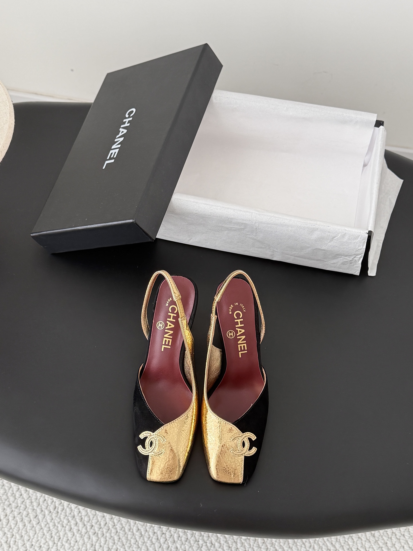 Chan 26ss slingback heel