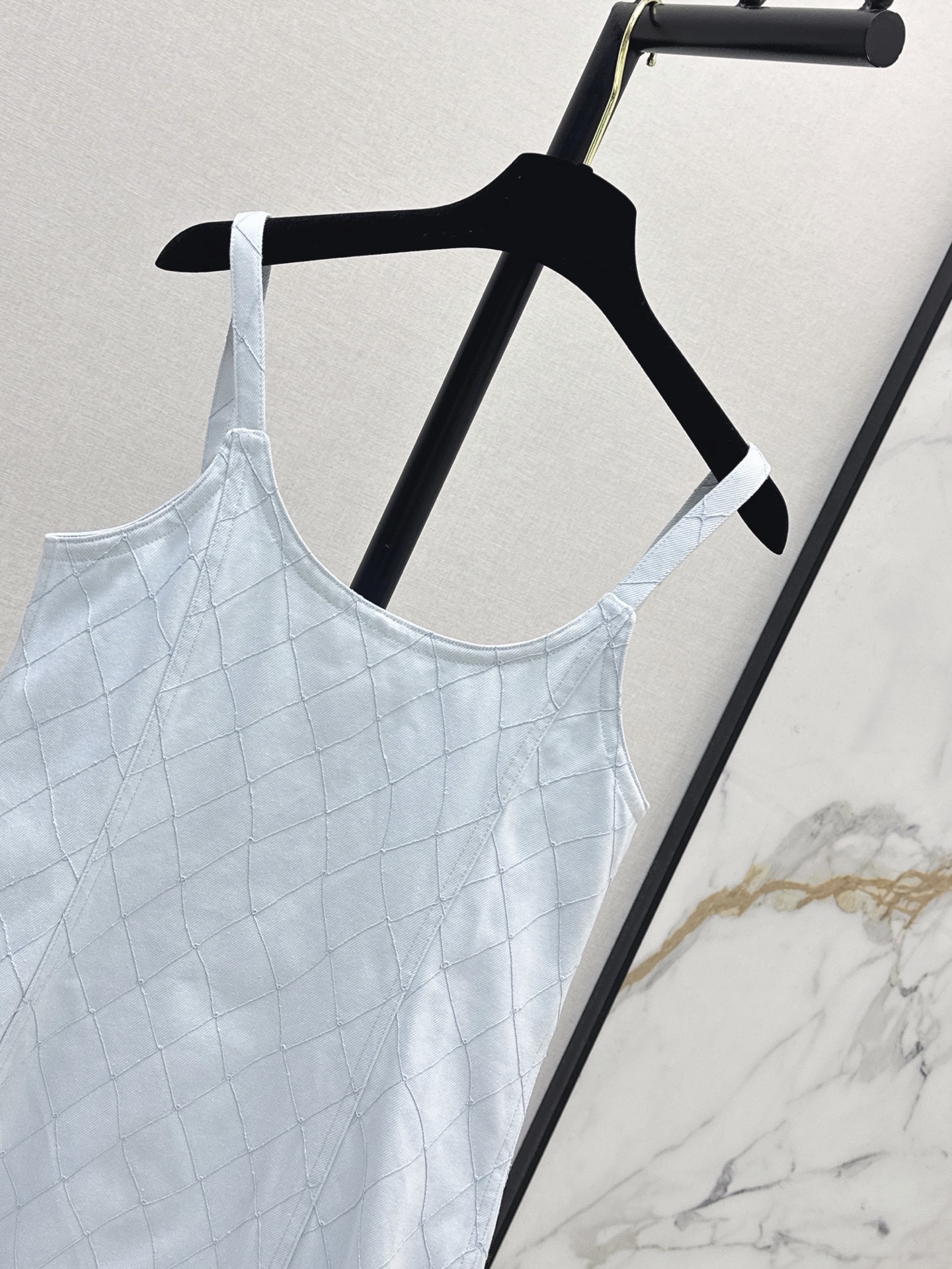 Chan 26ss denim slip dress