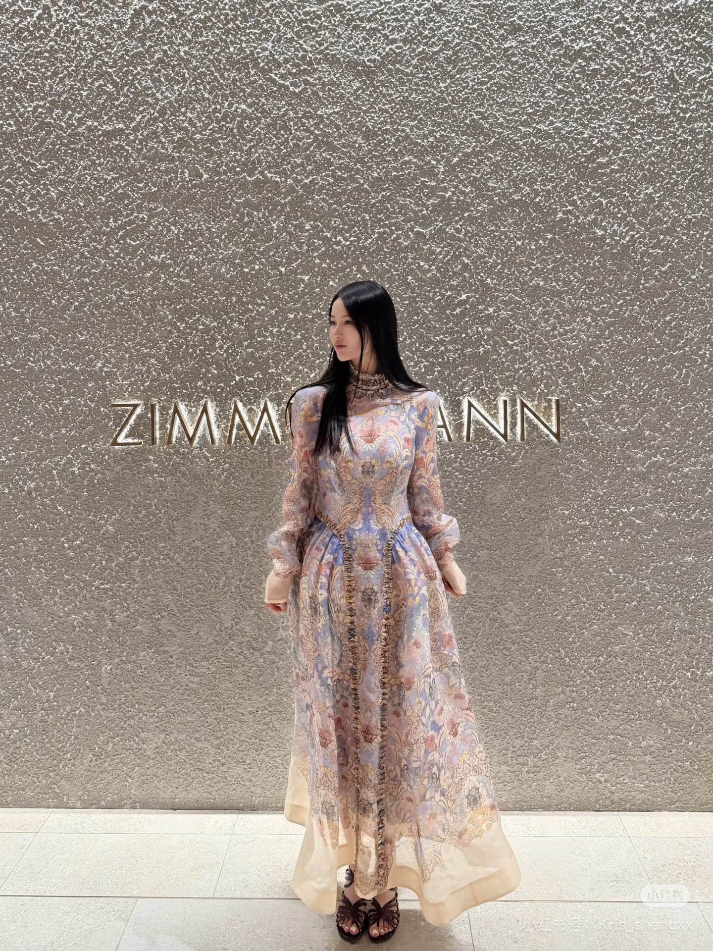 Zimm 25fw print dress