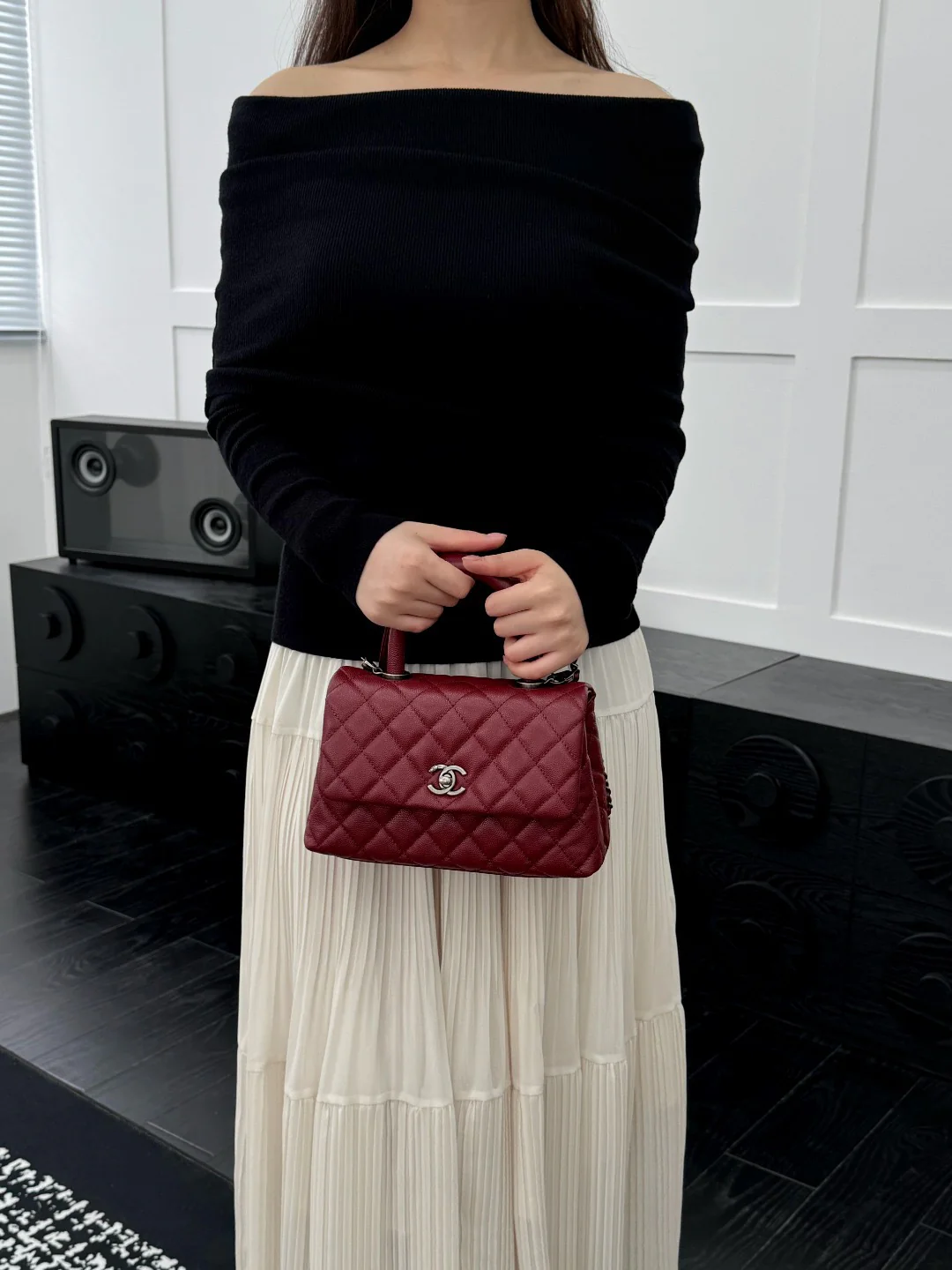 Chan coco handle shoulder bag