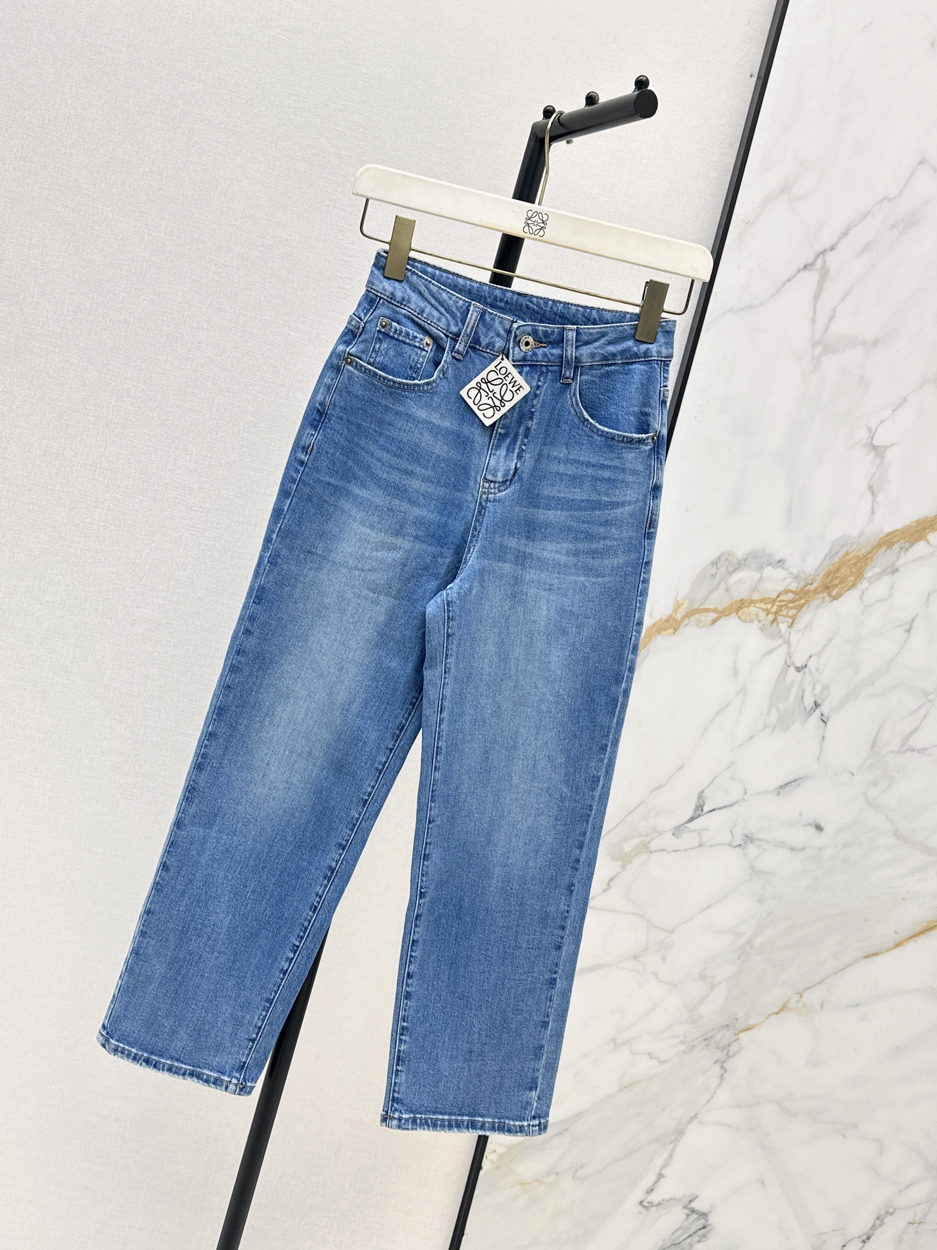Loe 26ss embroidery jeans