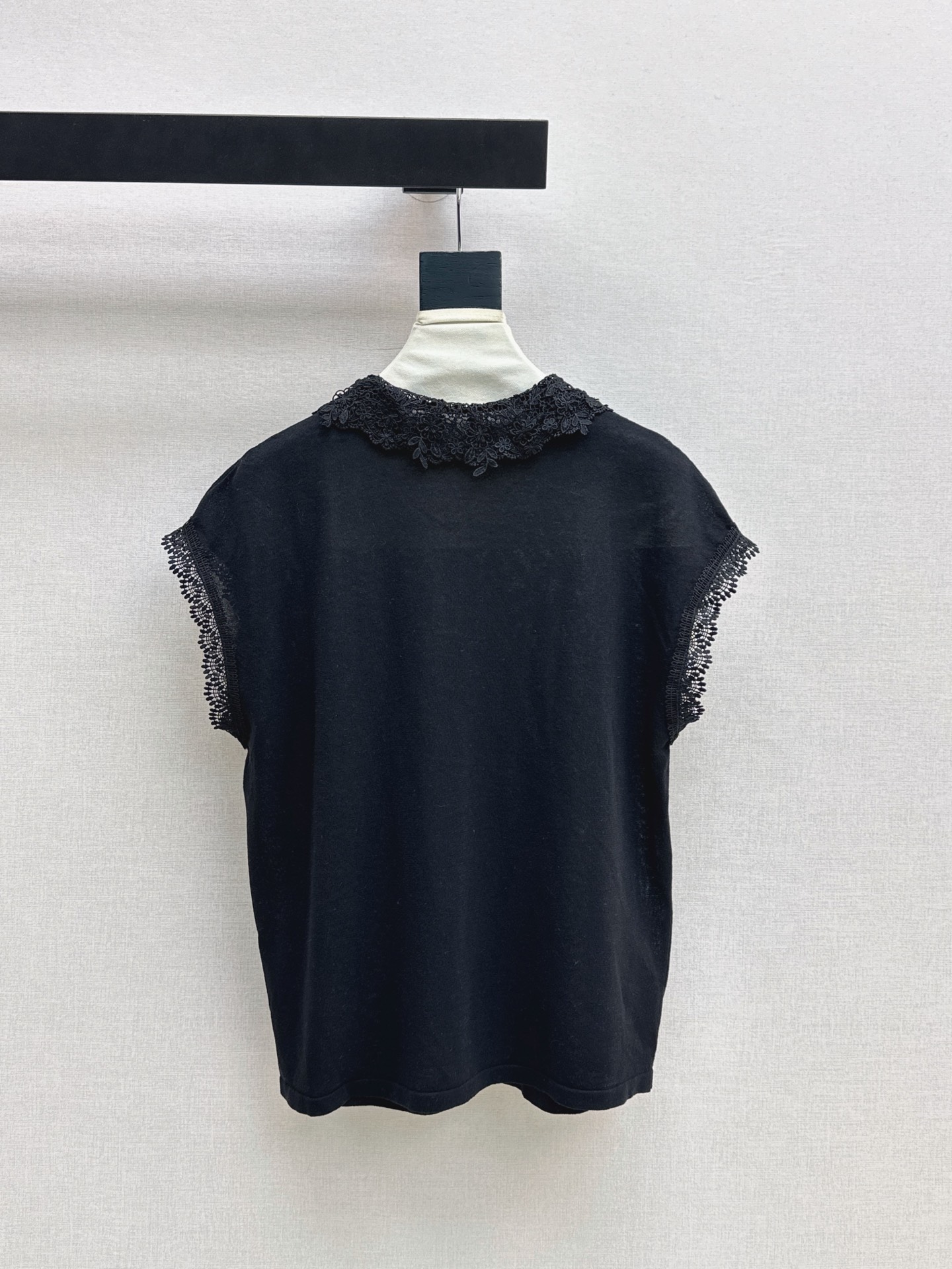 ES 26ss lace trim knitwear