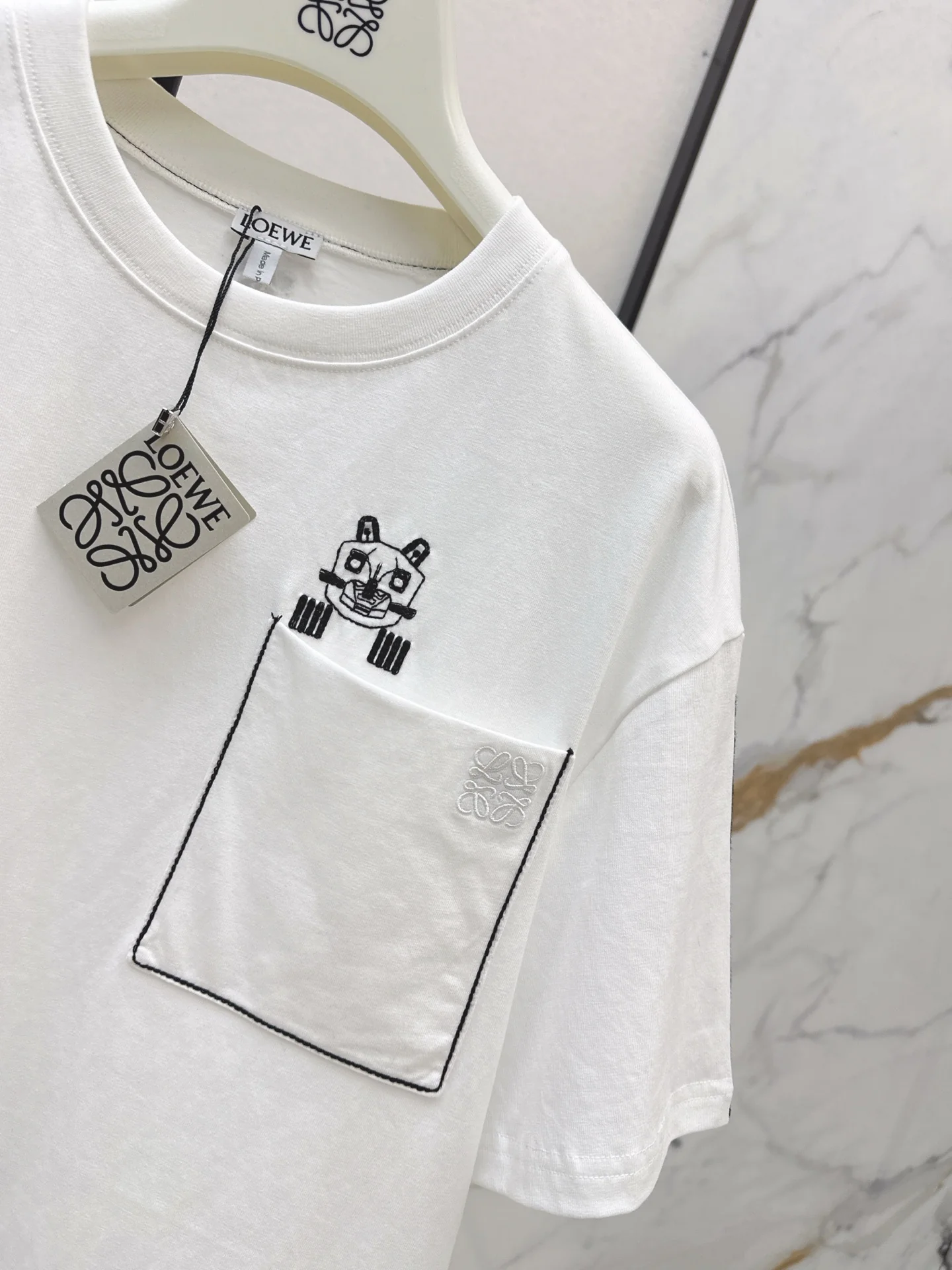 Loe 26ss embroidery t-shirts