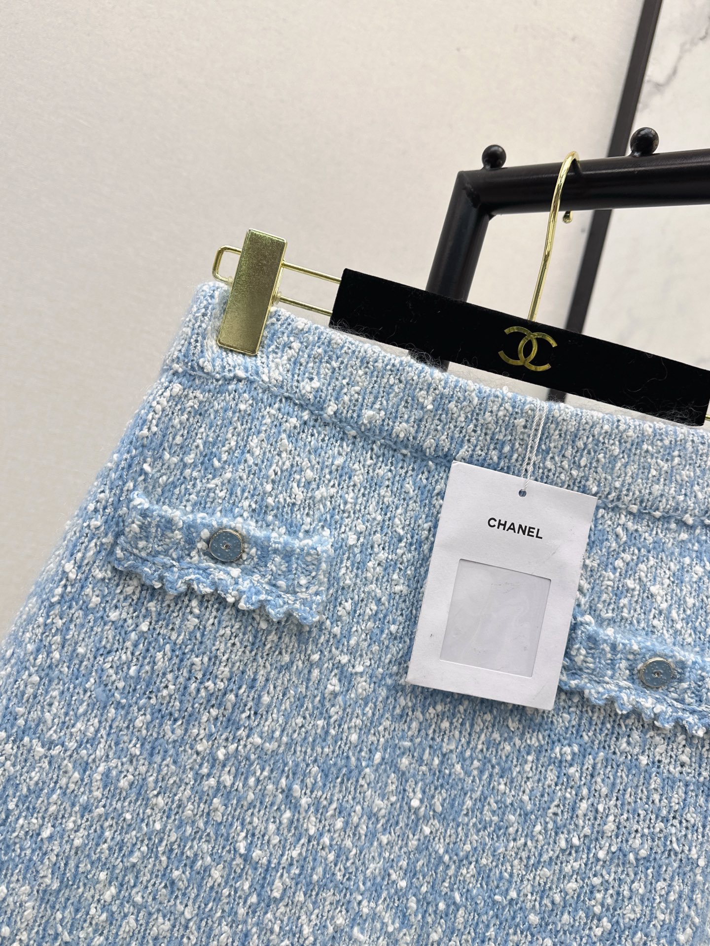 Chan 26ss tweed skirt