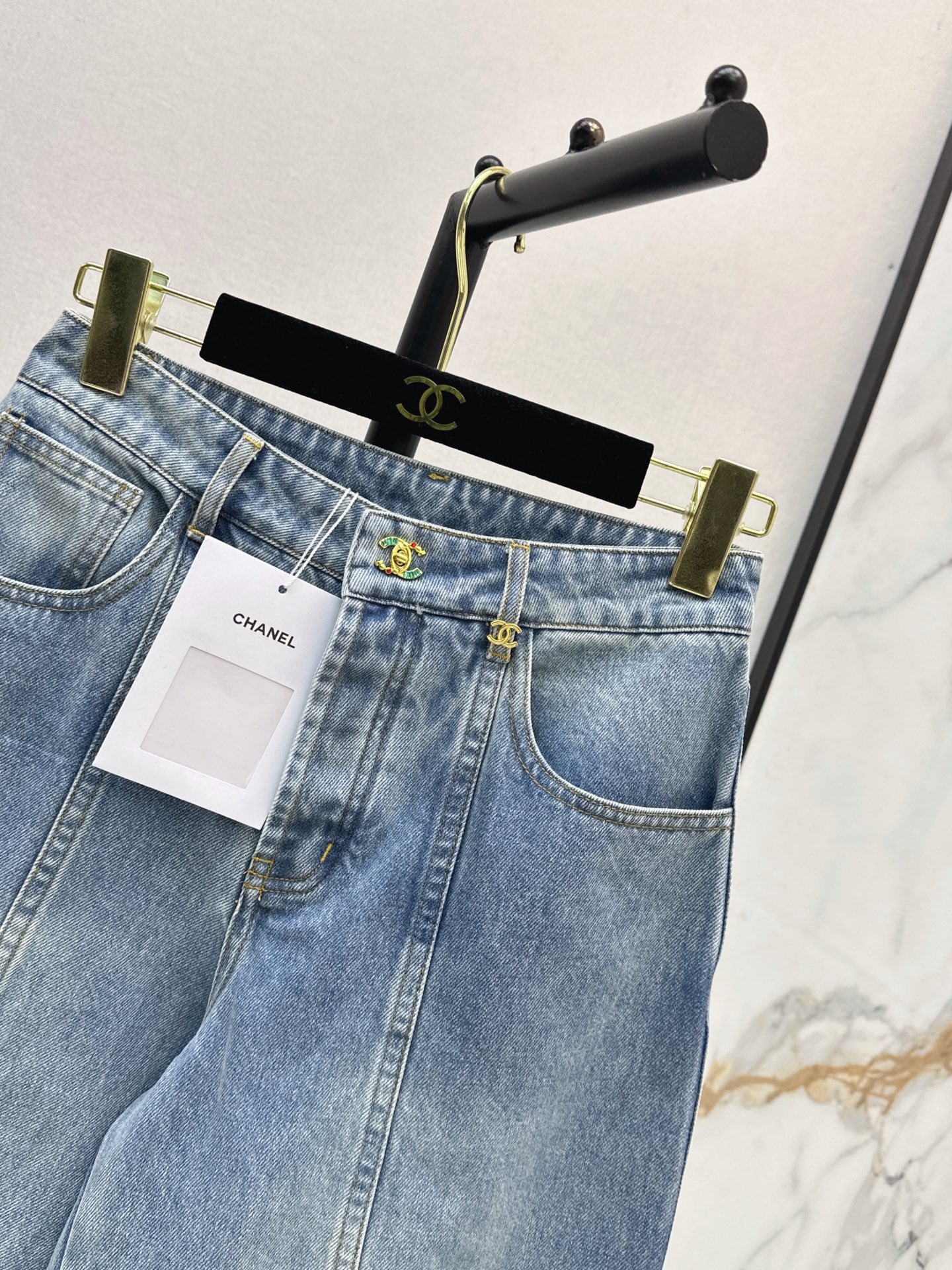 Chan 26ss cropped jeans