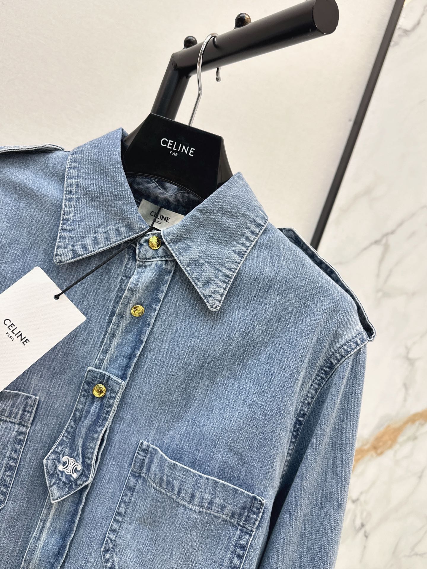 Celi 26ss denim shirt jacket