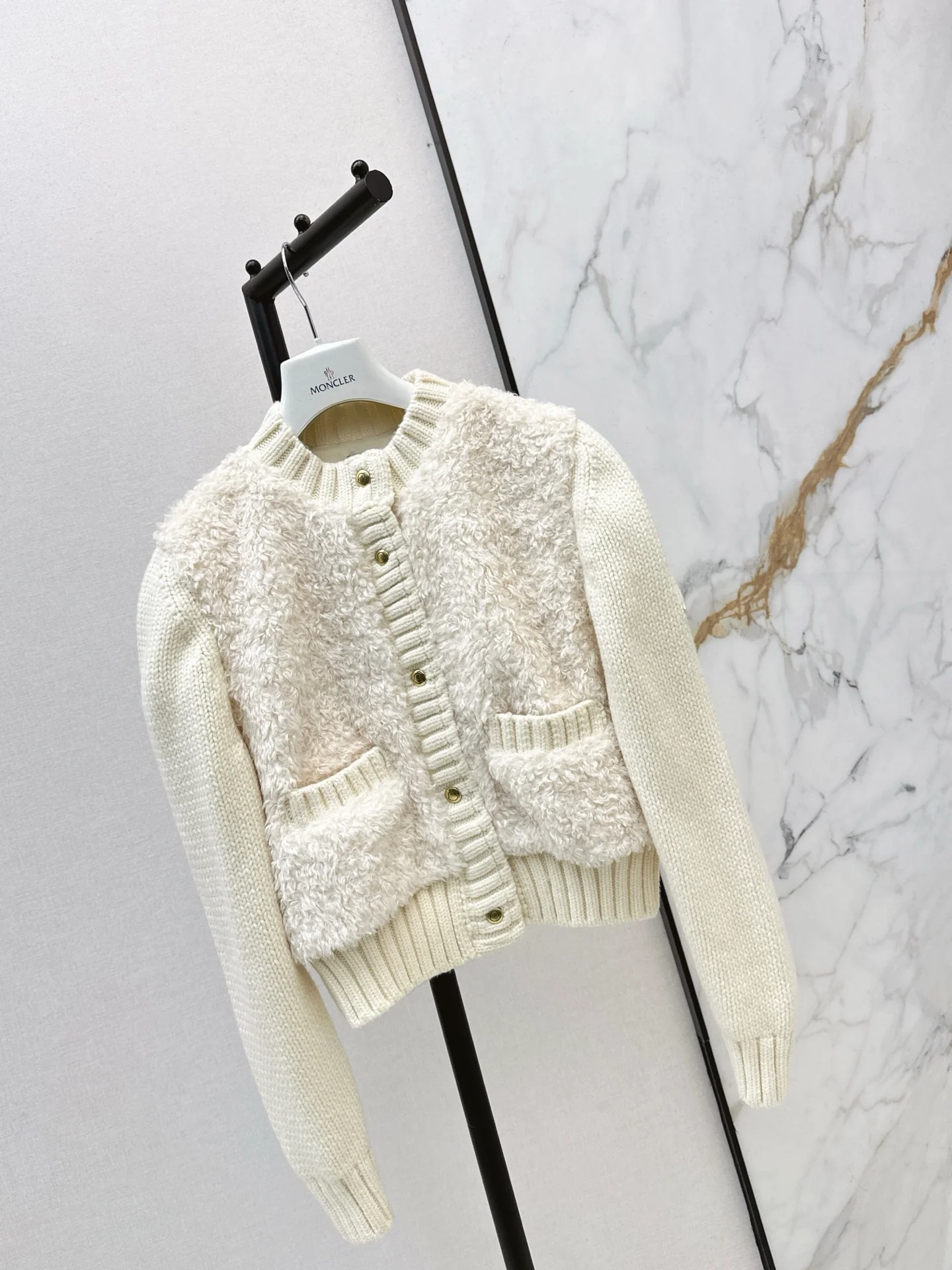 Monc 25fw wool knit jacket