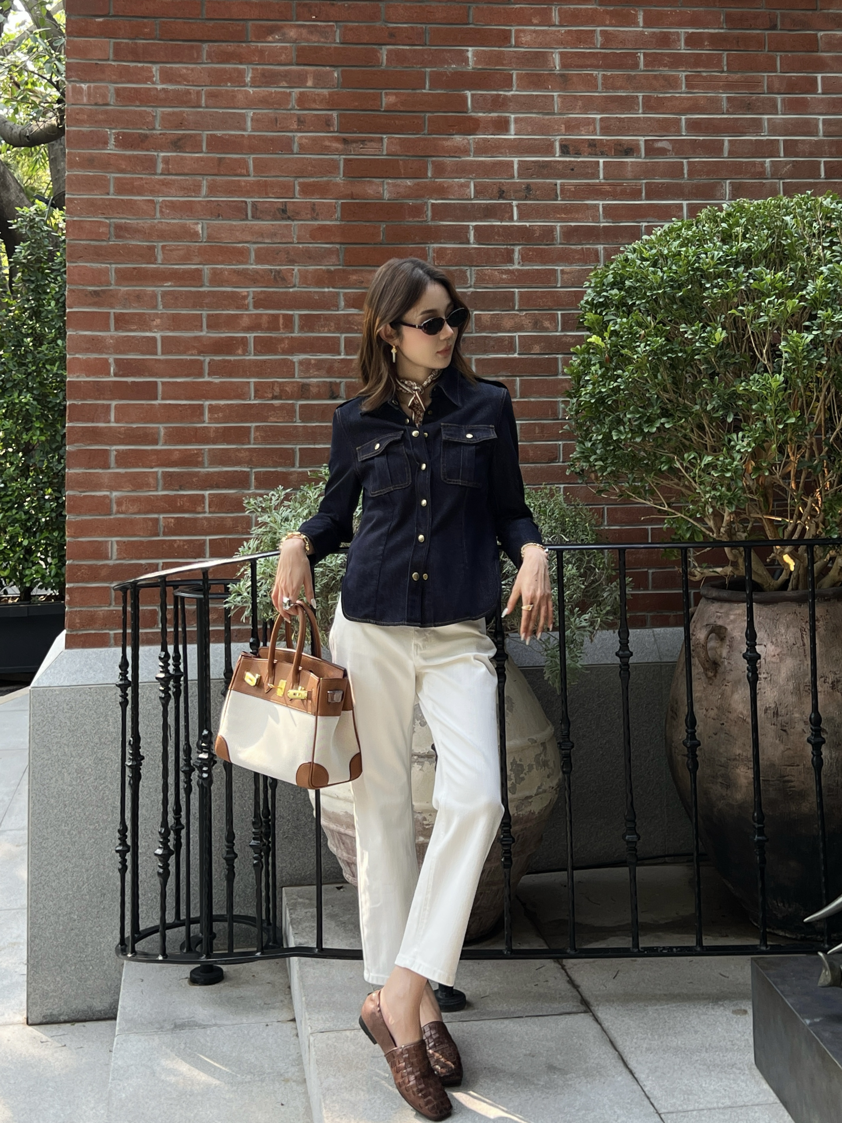 Loe 26ss denim shirt