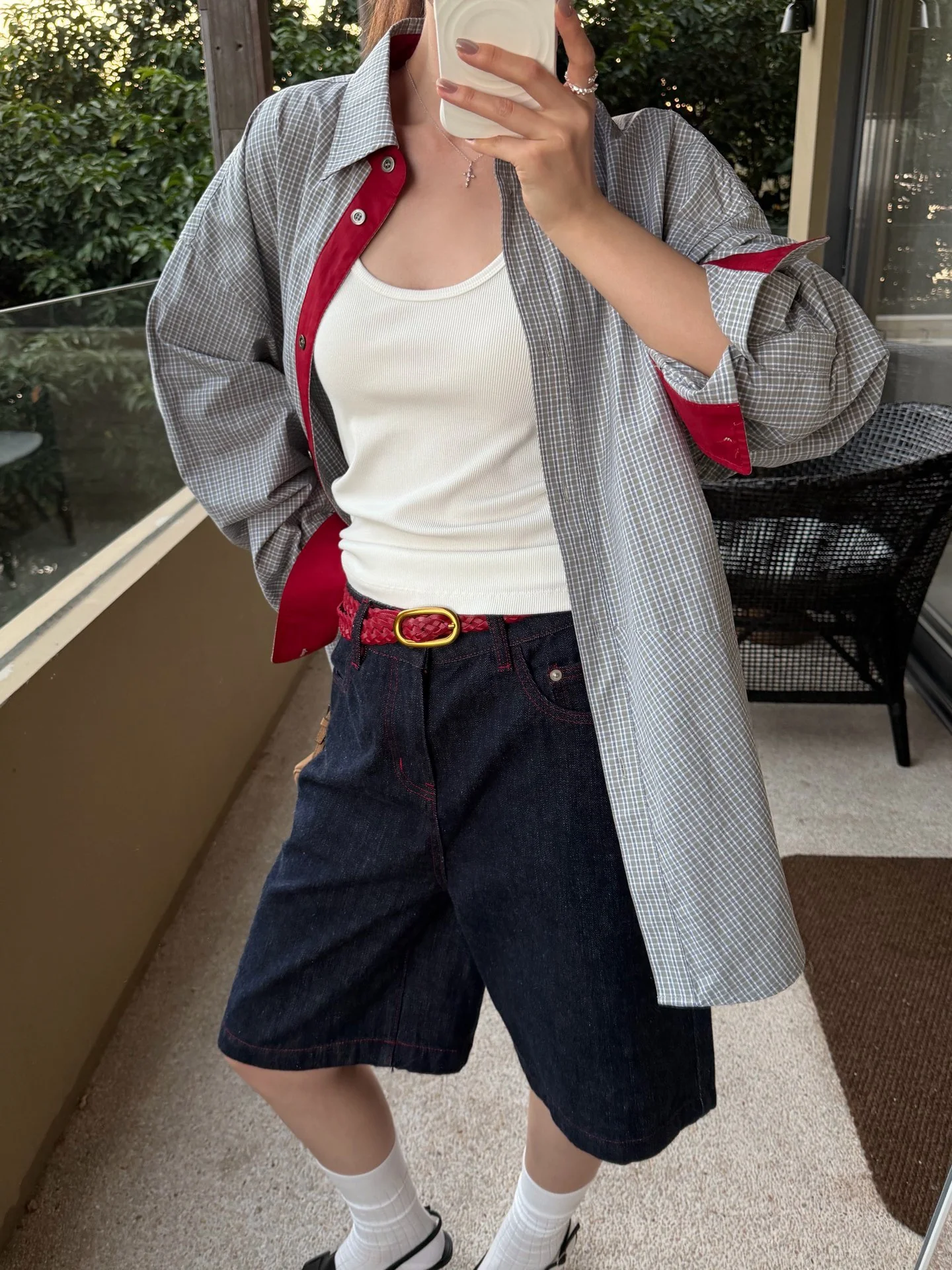 Prad 26ss check shirts