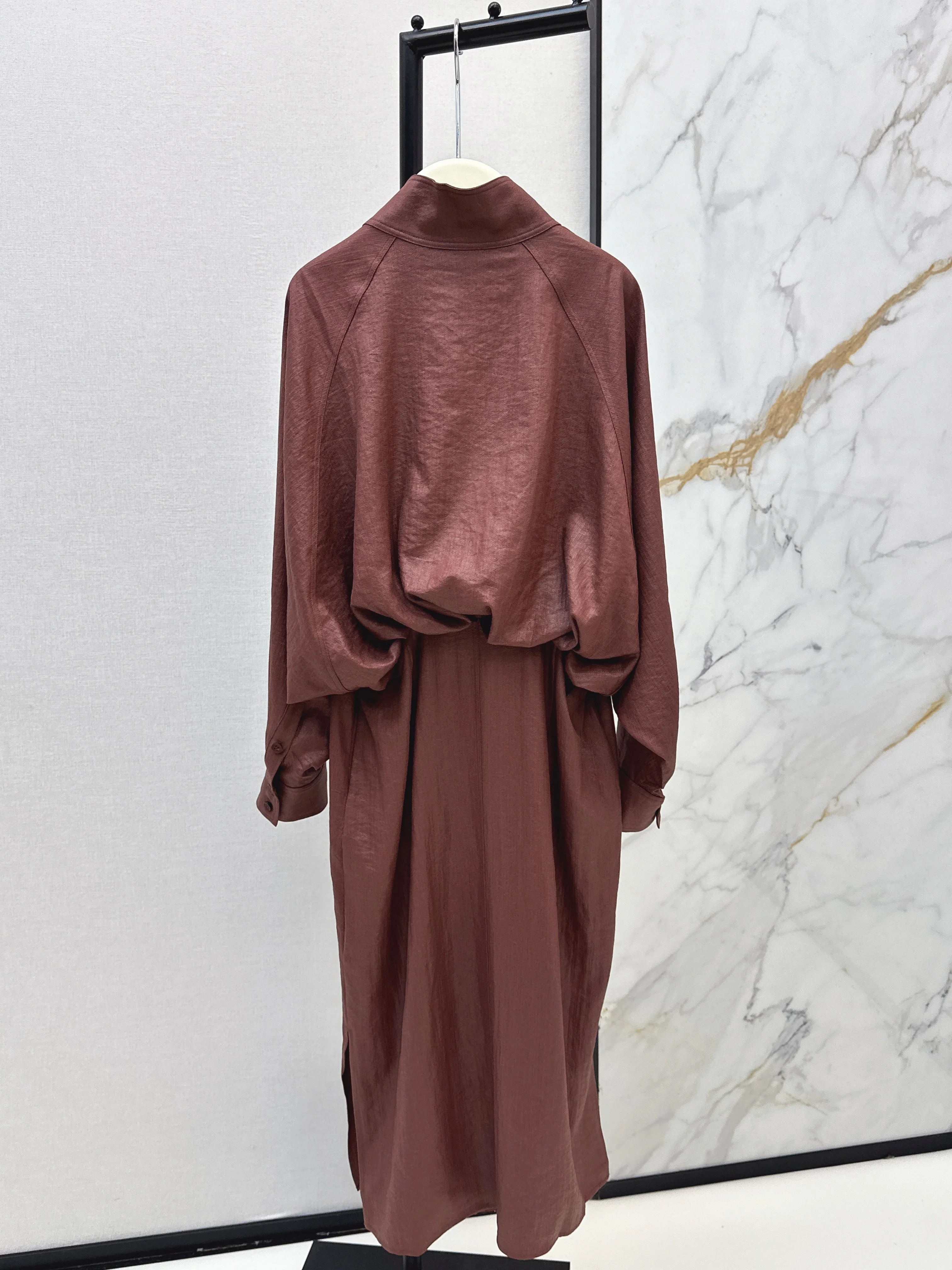Bott 26ss shirt dress with belted