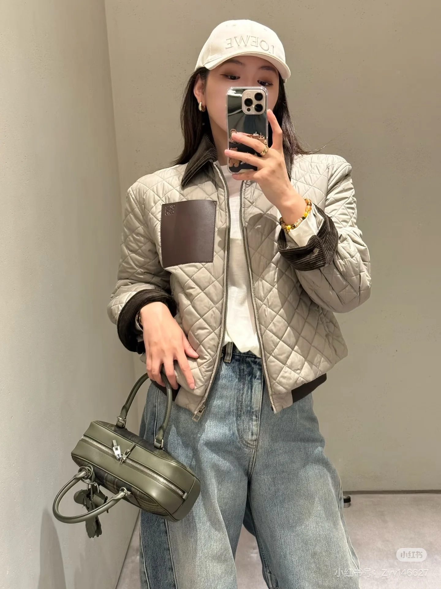 Loe 25fw padded jacket