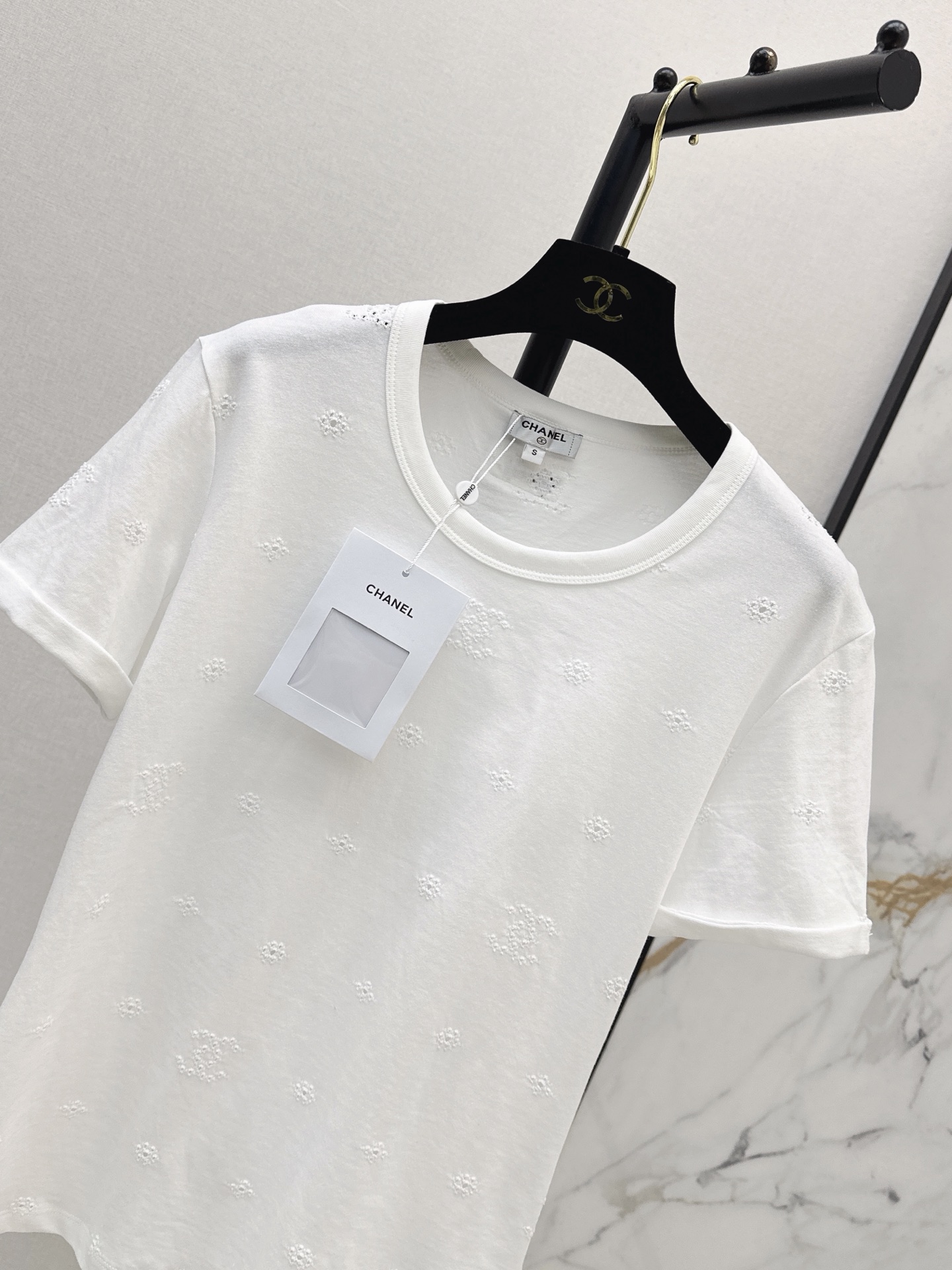 Chan 26ss hollow t-shirt