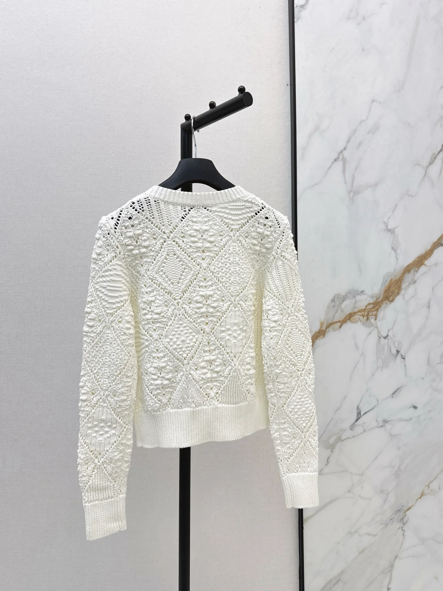 CD 26ss jacquard knit cardigan