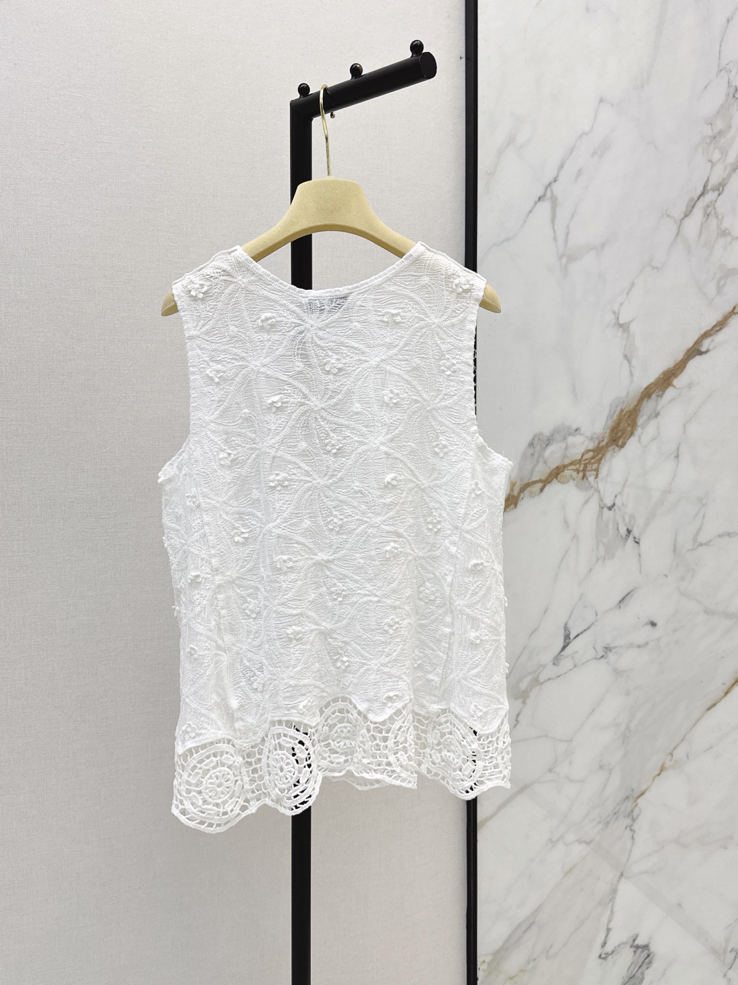 Miu 26ss embroidert vest