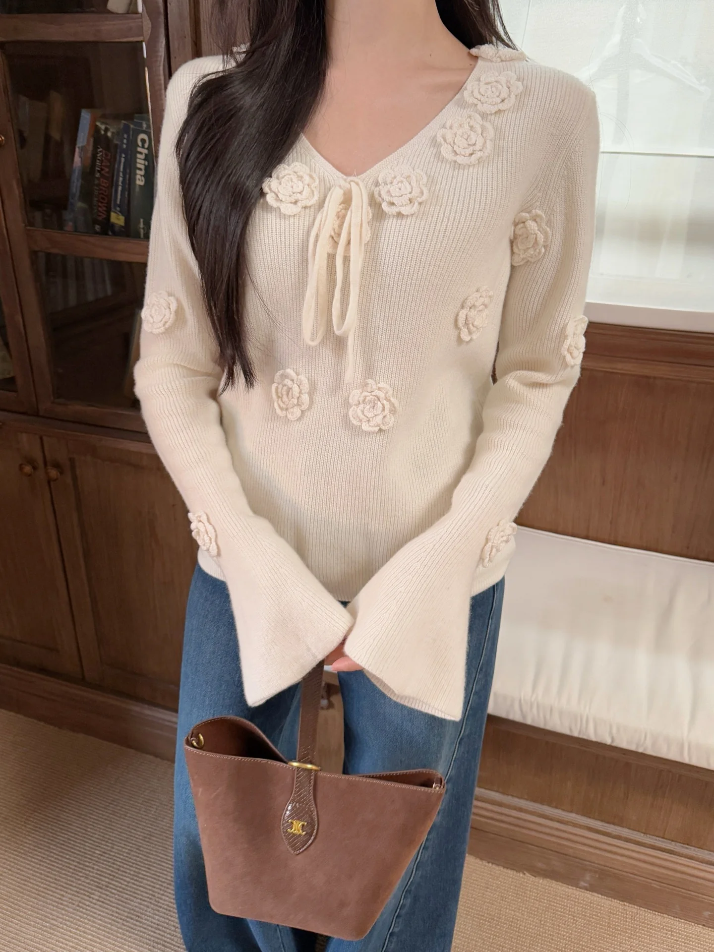 Miu 26ss knit sweater