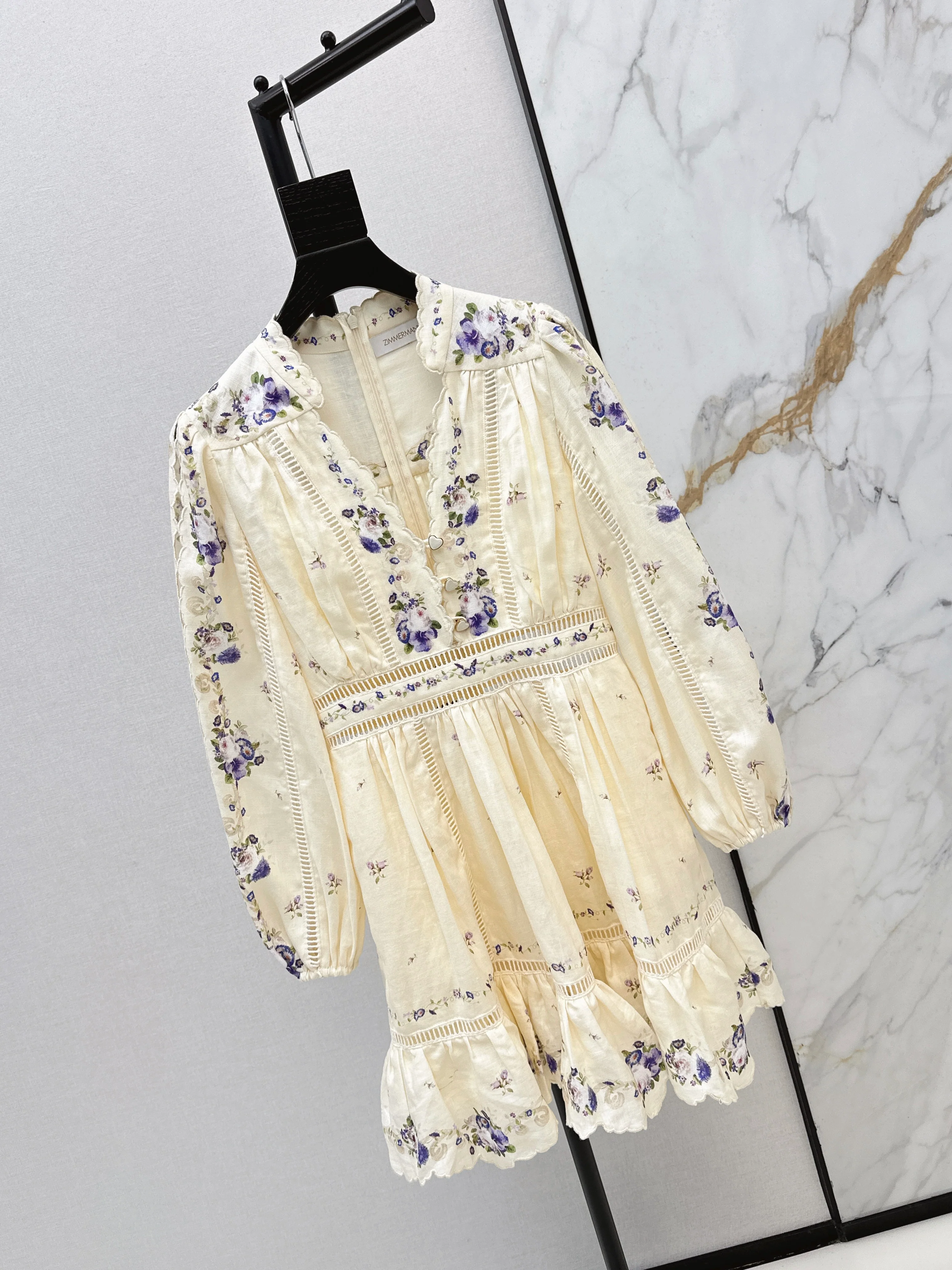 Zimm 26ss embroidery dress