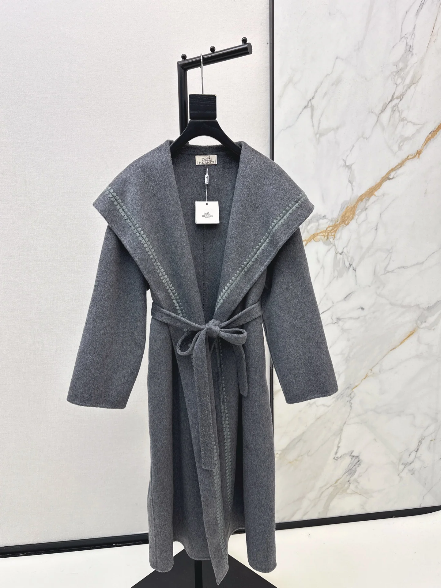 Herm 25fw woolen long overcoats