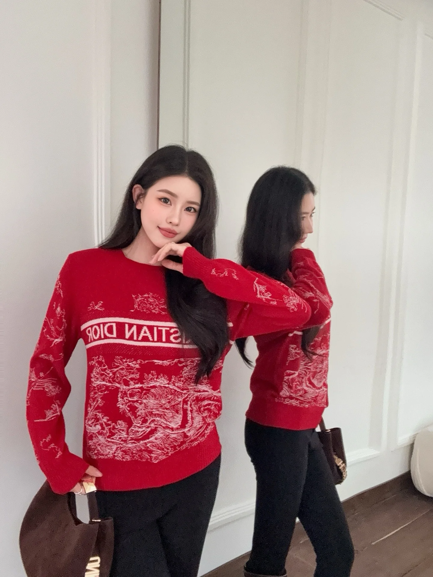 CD 26ss embroidery sweater