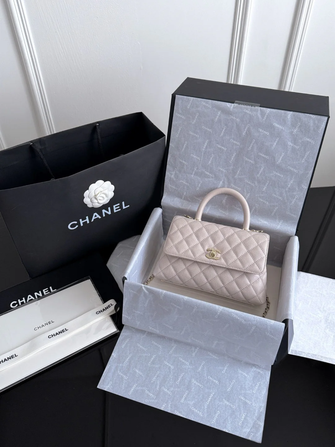 Chan 26ss coco handle shoulder bag