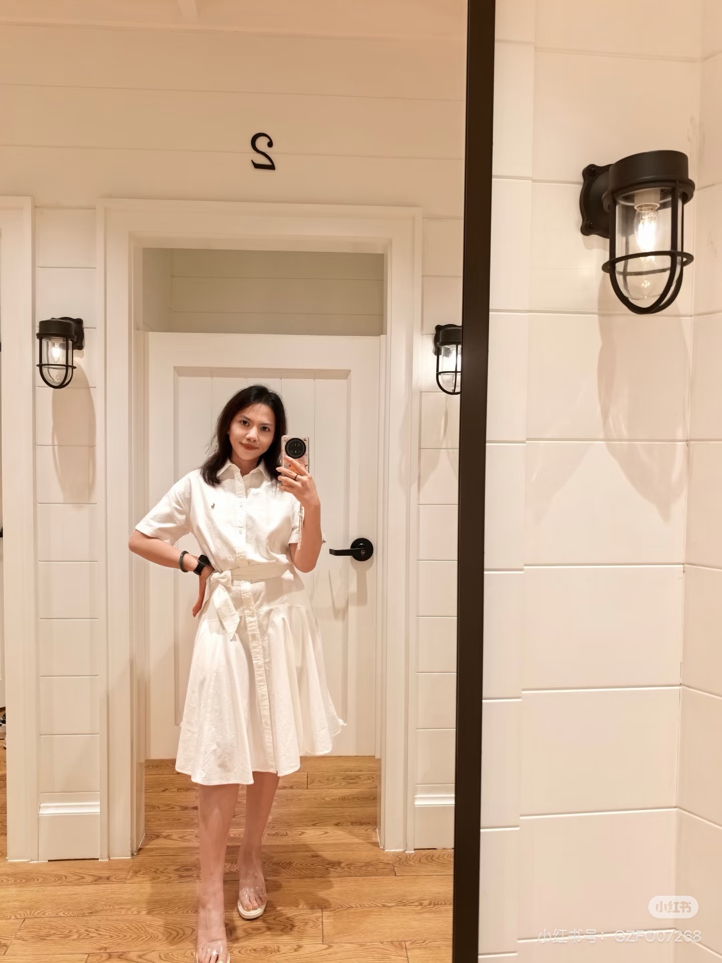 Ralp 26ss belted shirt dress