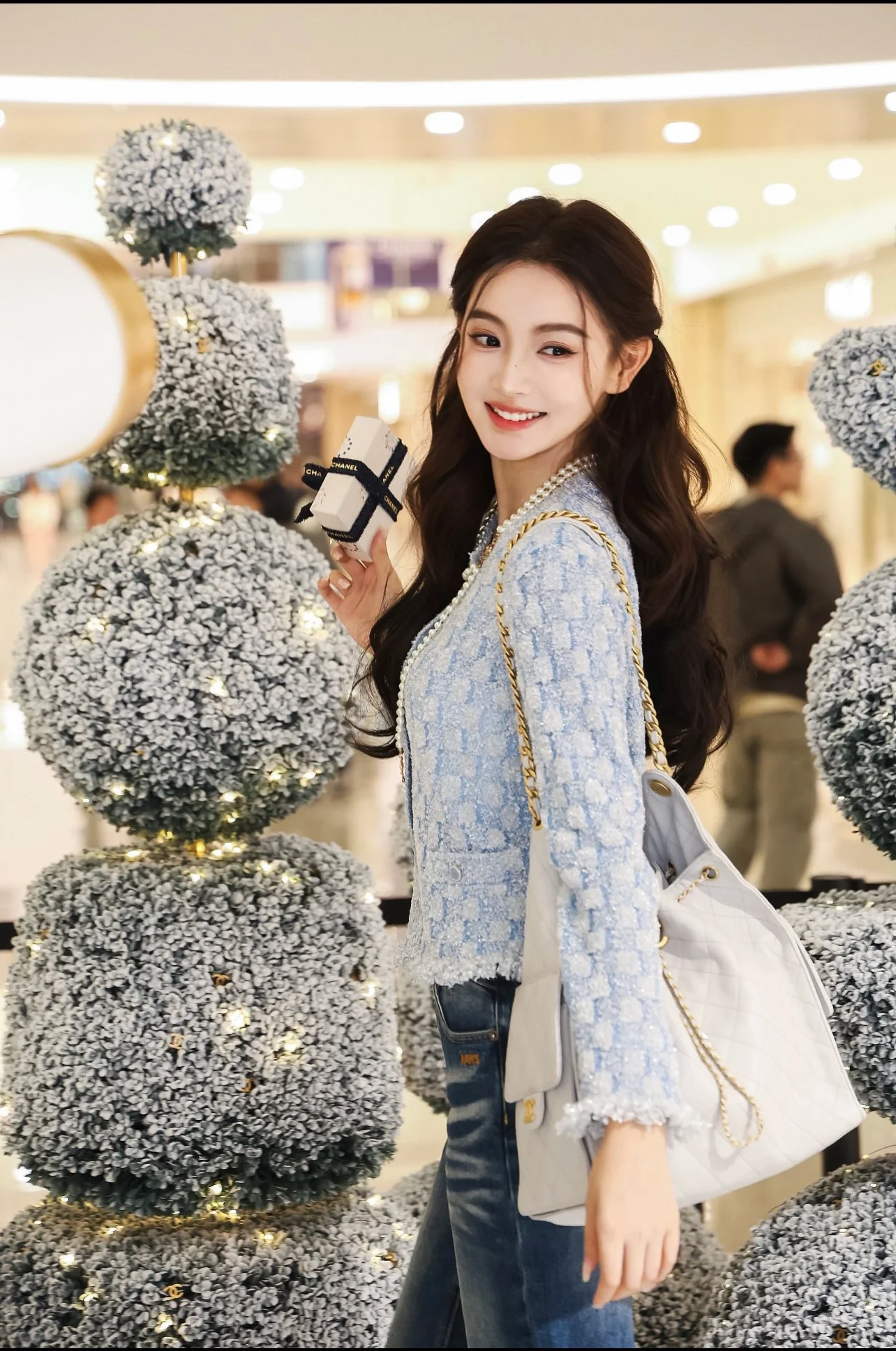 Chan 26ss tassel cardigan