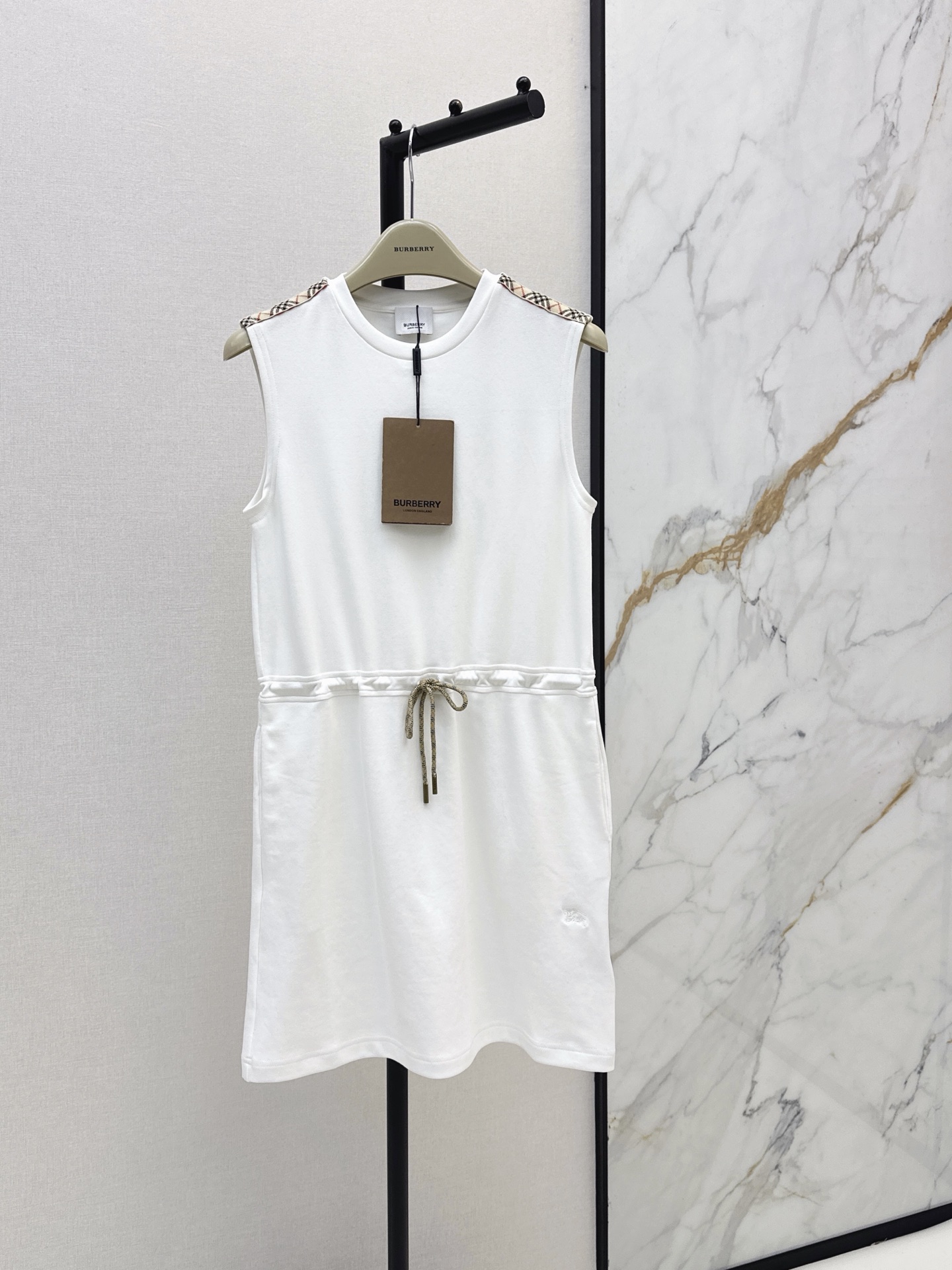 Burb 26ss drawstring dress