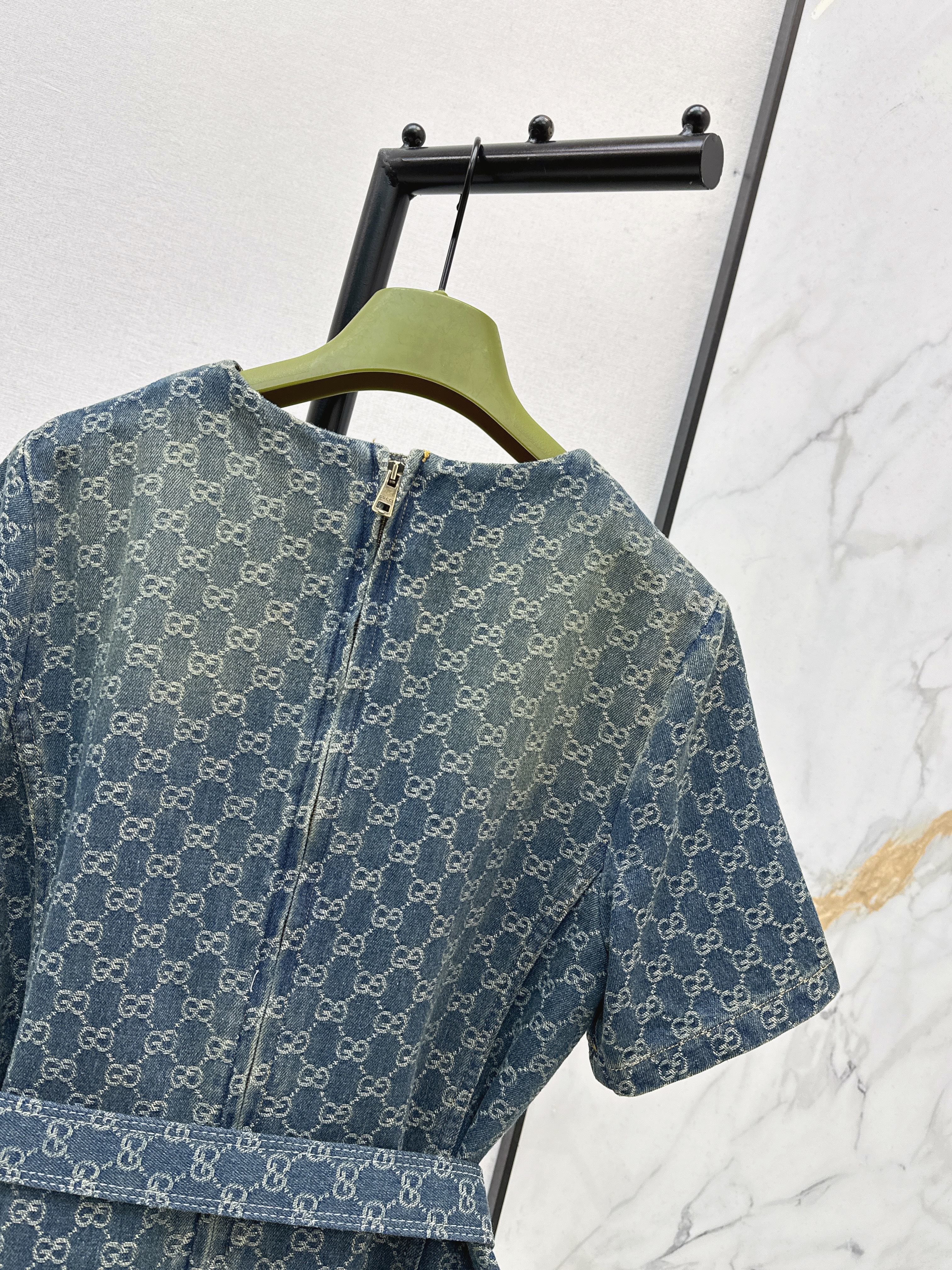 Guc 26ss jacquard dress