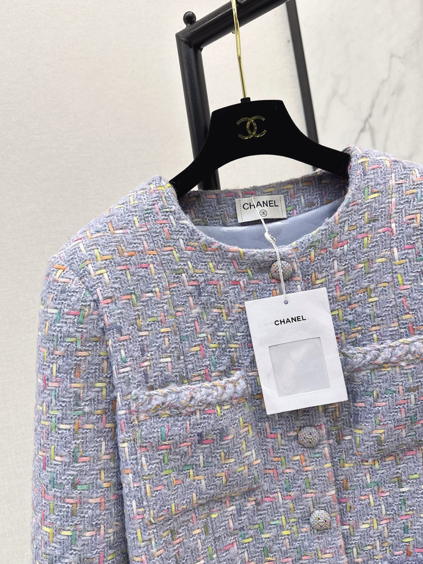 Chan 25fw woven tweed jacket