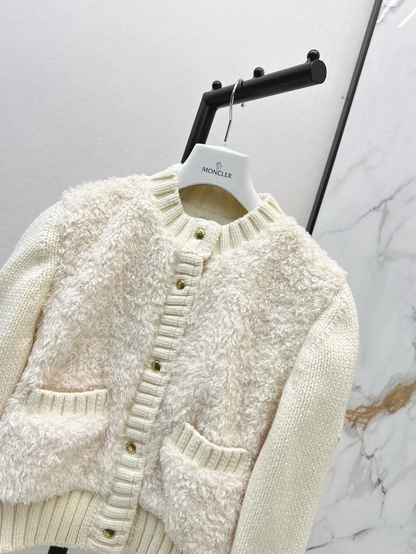 Monc 25fw wool knit jacket