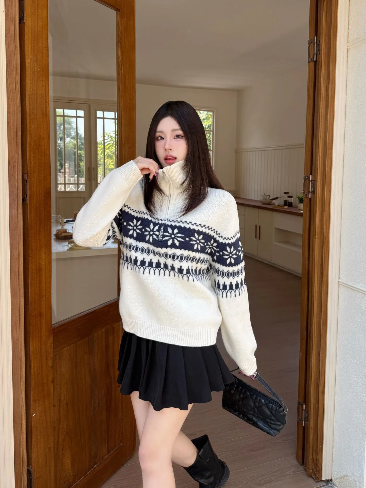 Ralp 26ss fair isle cardigan
