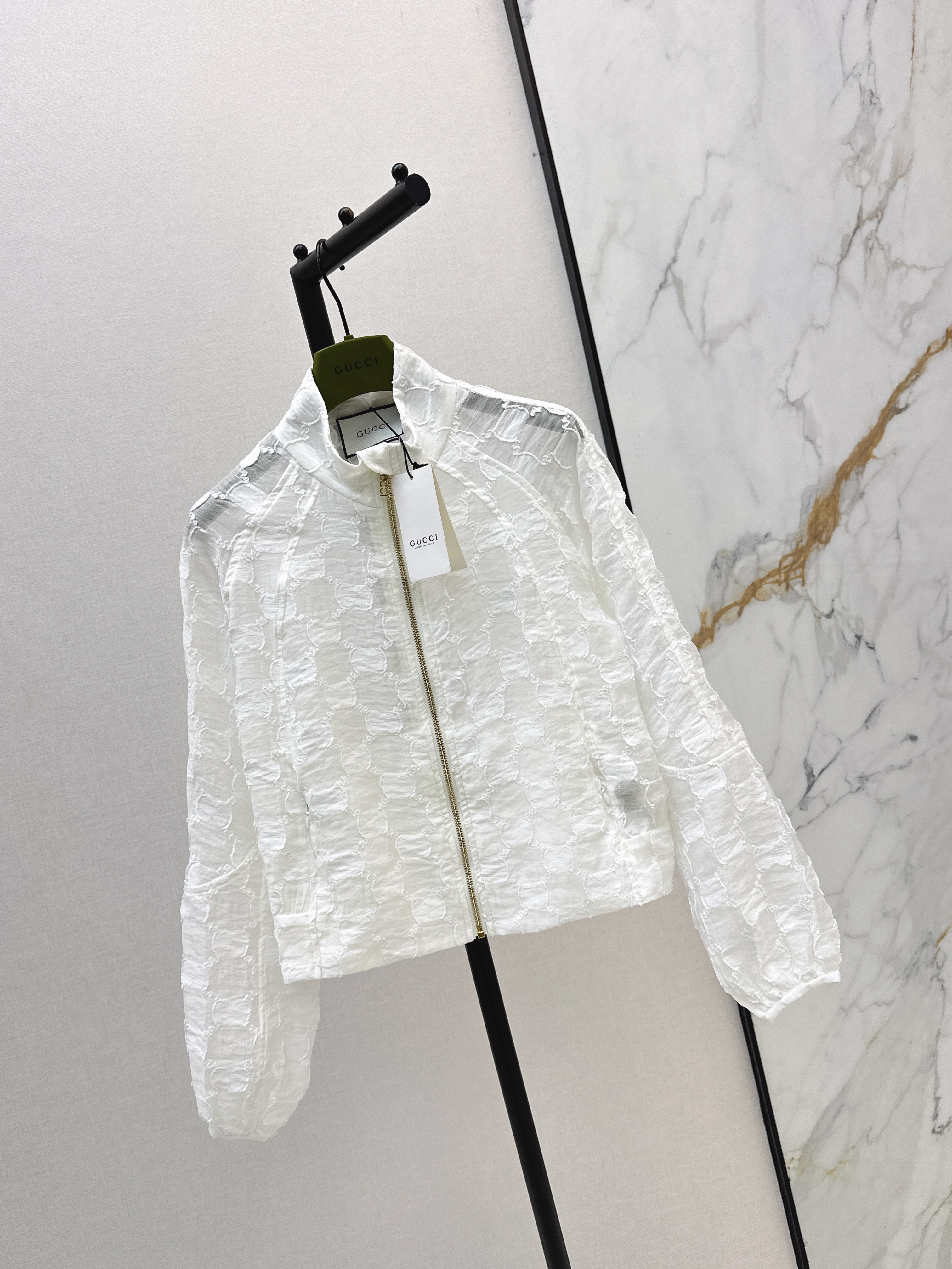 Guc 26SS Monogram Print Cropped Jacket